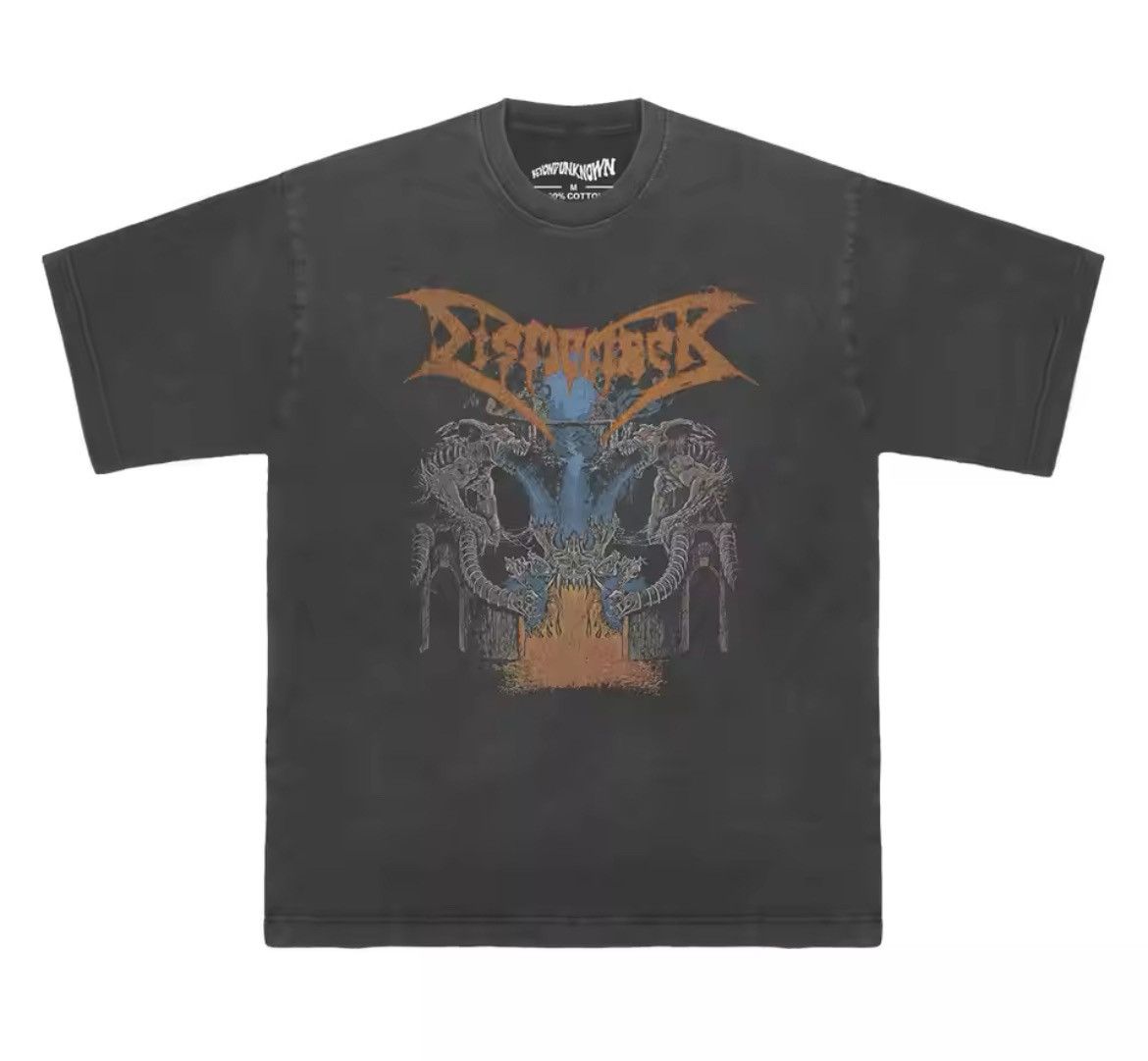Japanese Brand × Vintage Punk "DISMEMBER" Graphic Printed Cotton Tshirt Size US XXL / EU 58 / 5 - 2 Thumbnail