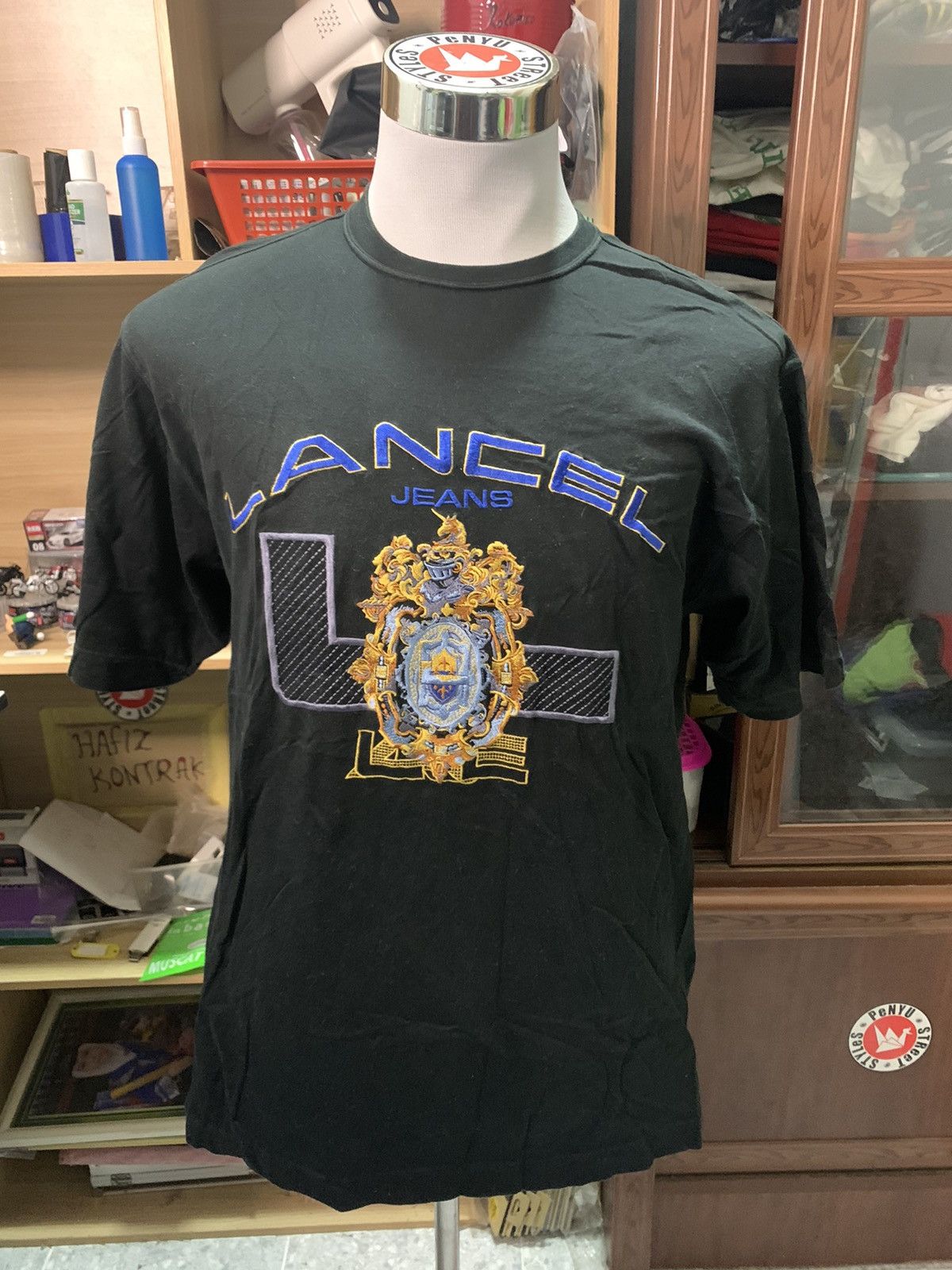 Lancel × Vintage Lancel jeans black tee Size US L / EU 52-54 / 3 - 1 Thumbnail