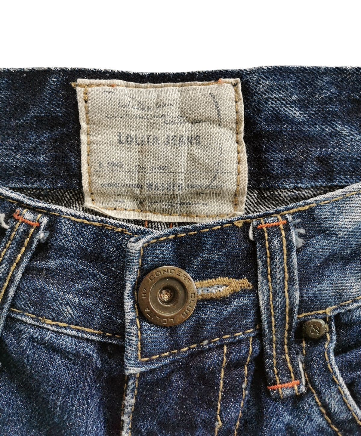 If Six Was Nine Flare Jeans Lolita Acid Wash Clawmark Boot Cut Denim 🔸 Size US 30 / EU 46 - 11 Thumbnail