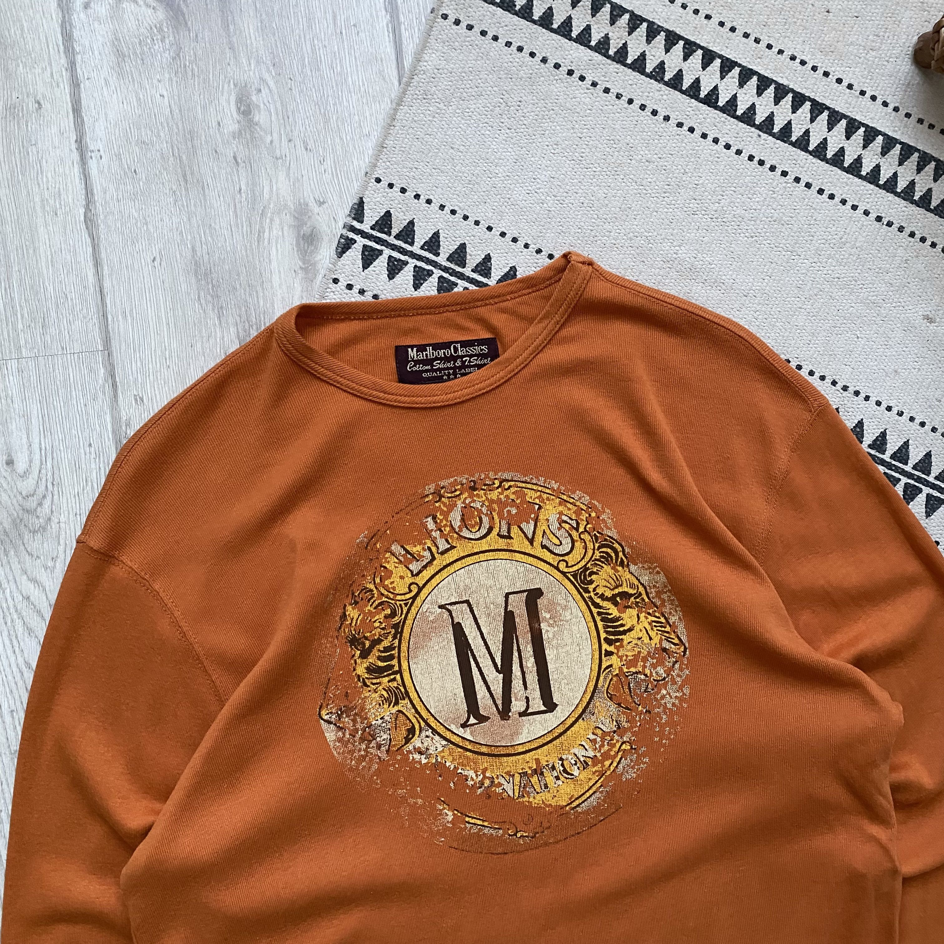 Marlboro Classics 🚭 Vintage 90s Marlboro classics long sleeve t-shirt Size US M / EU 48-50 / 2 - 2 Thumbnail