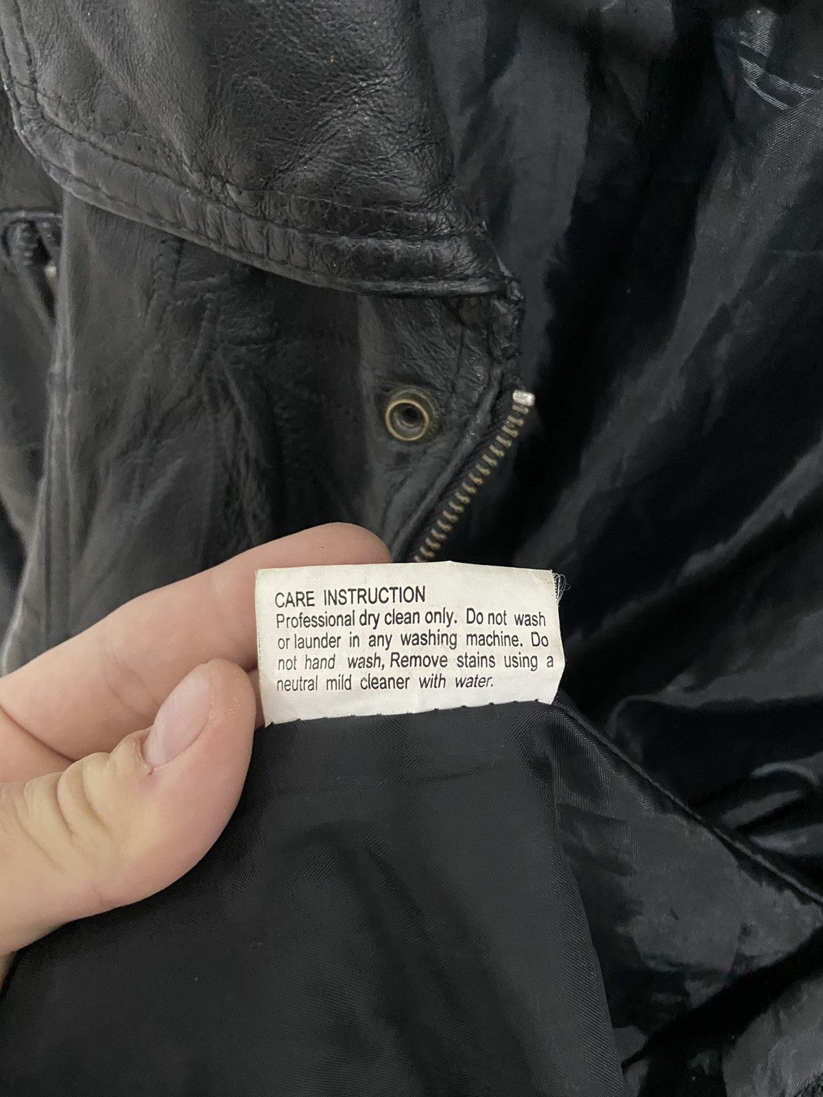 Vintage Vintage Leather Jacket Pig Skin Avant Garde 100% Air Force Size US XL / EU 56 / 4 - 6 Thumbnail