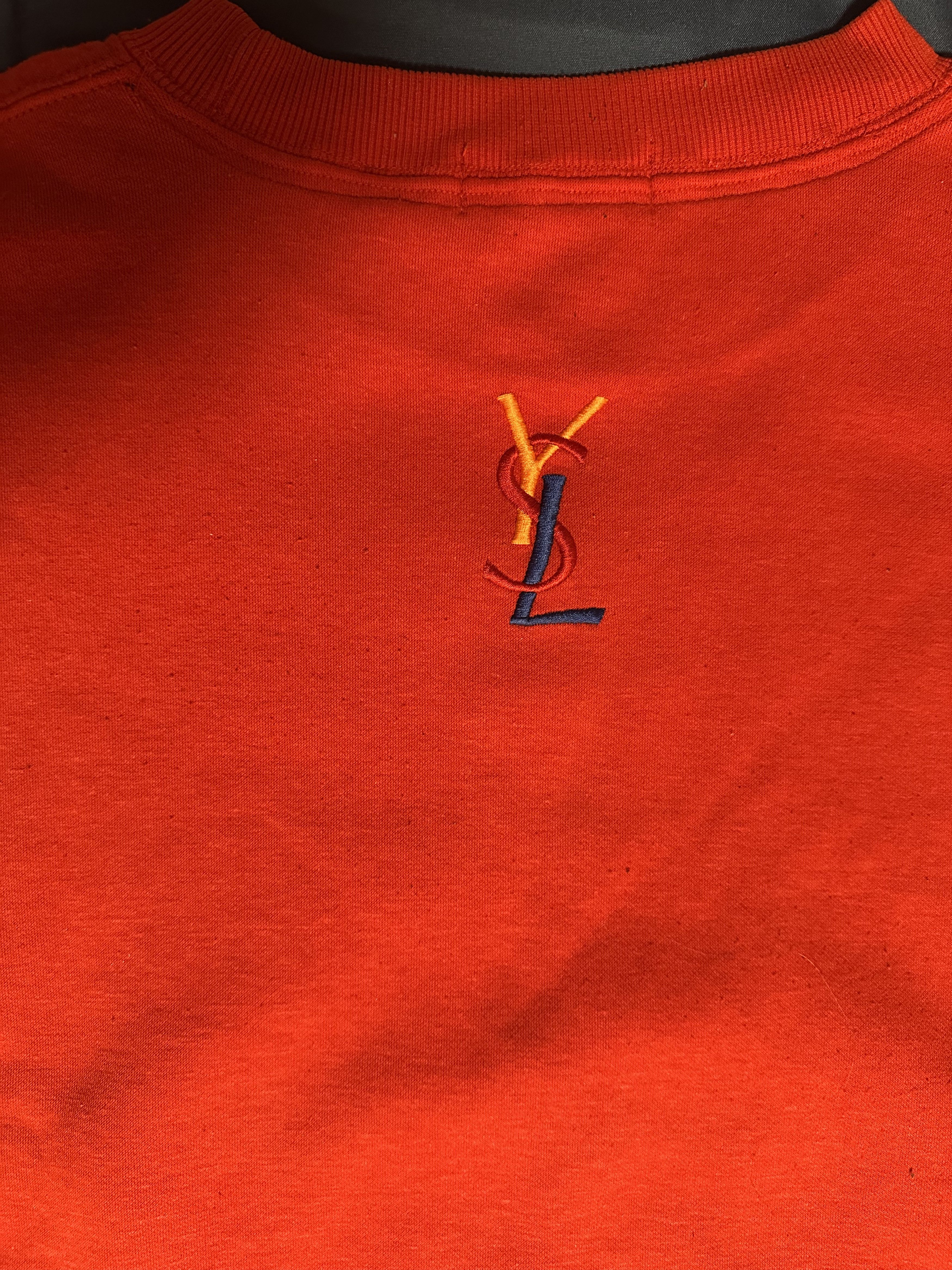 Yves Saint Laurent Vintage Yves Saint Laurent Crewneck – Red – Size L Size US L / EU 52-54 / 3 - 3 Thumbnail