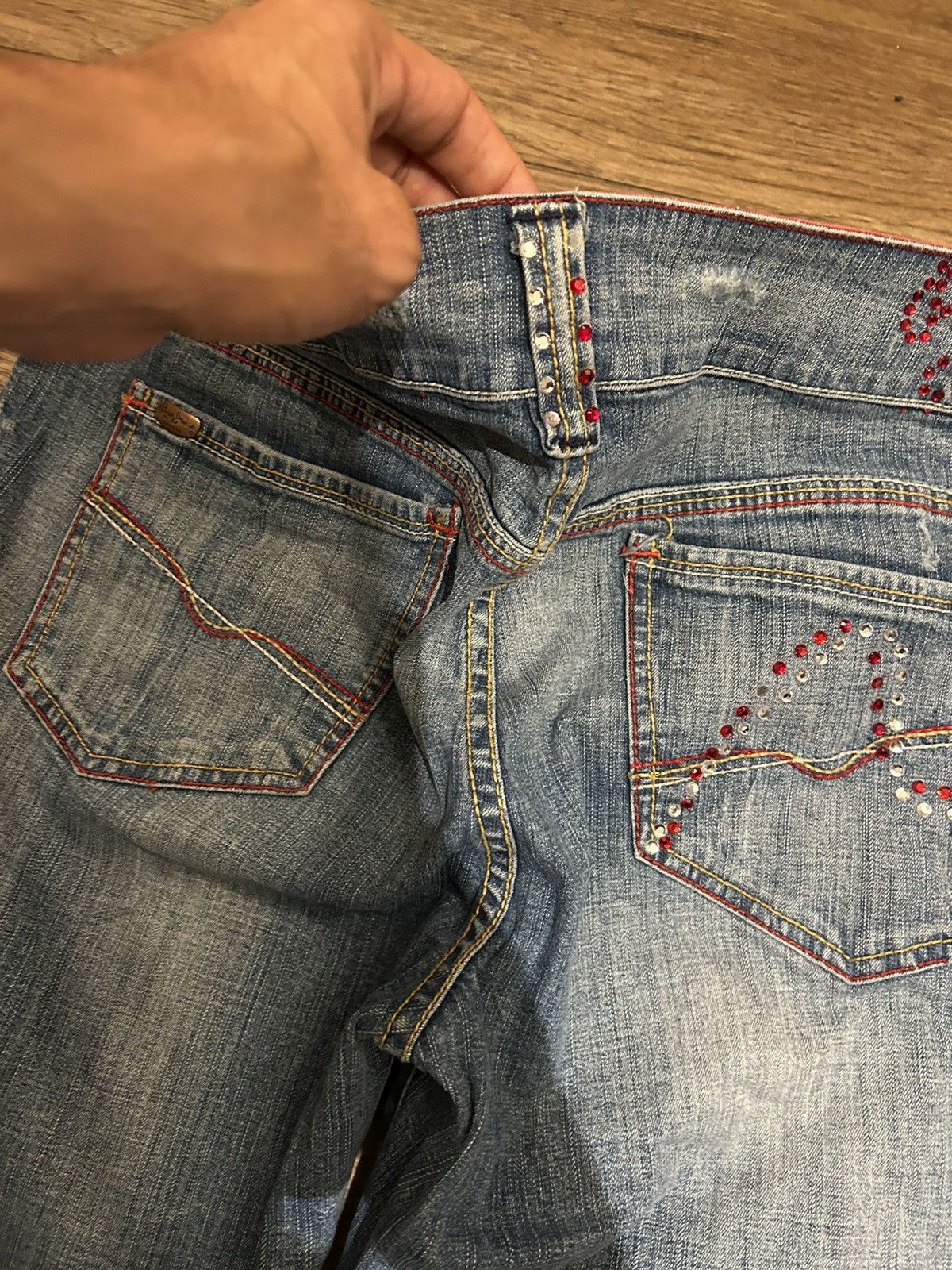 Pepe Jeans Pepe Jeans Studded Vintage Denim Size US 32 / EU 48 - 9 Thumbnail