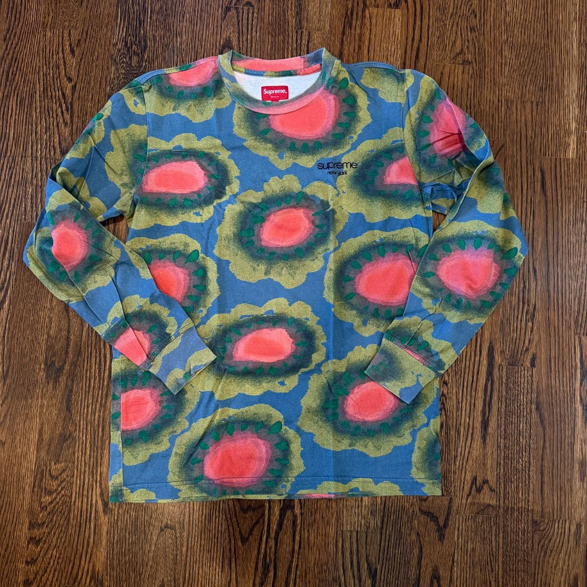 Supreme Flower Shirt Long Sleeve | Grailed
