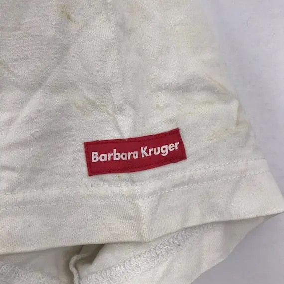 Barbara Kruger × Uniqlo Vtg BARBARA KRUGER BATTLEGROUND Tee Shirt Conceptual Artist Size S / US 4 / IT 40 - 5 Thumbnail