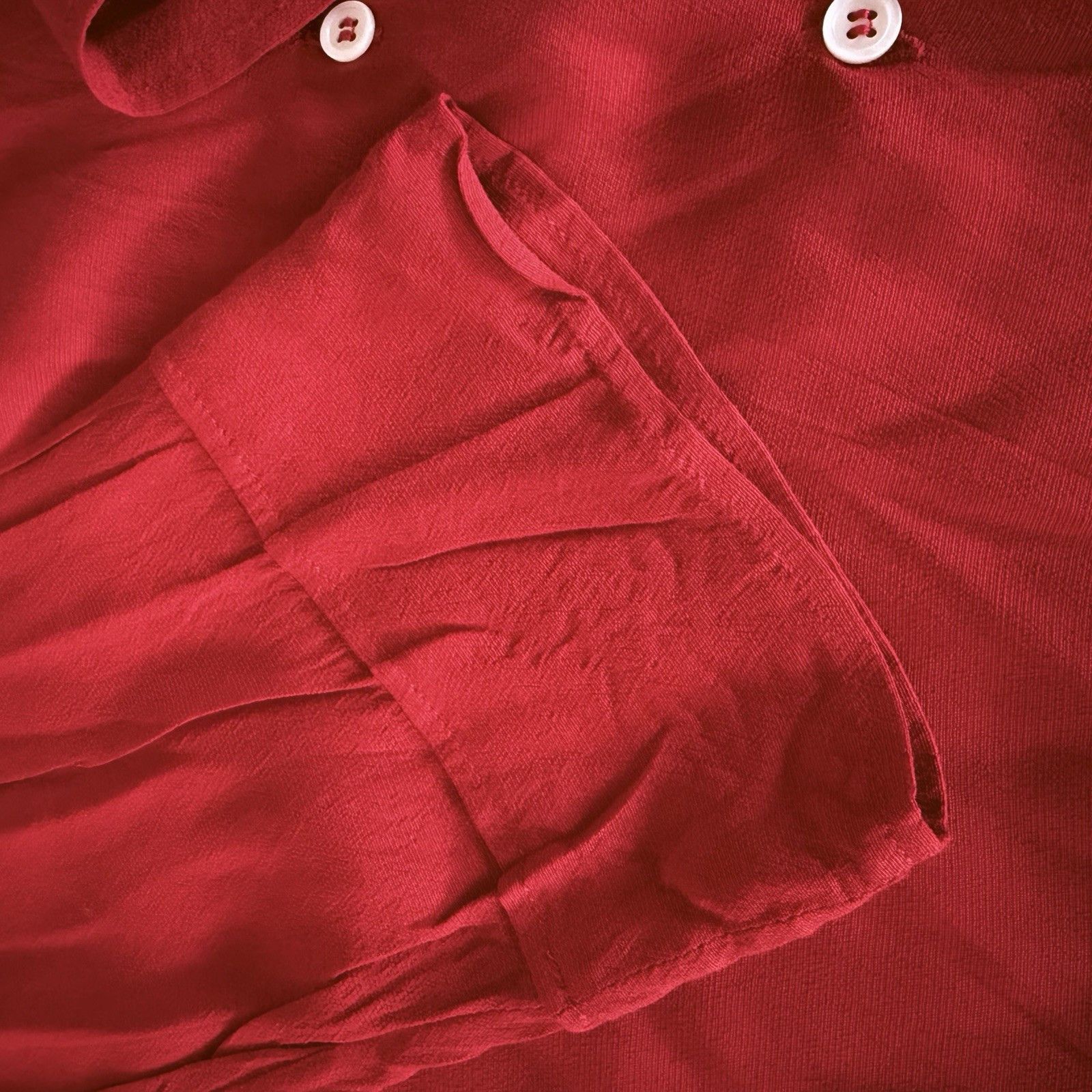 Sandro Sandro Paris Red Embellished Collar Blouse Sz 2 100% Viscose Size M / US 6-8 / IT 42-44 - 13 Thumbnail