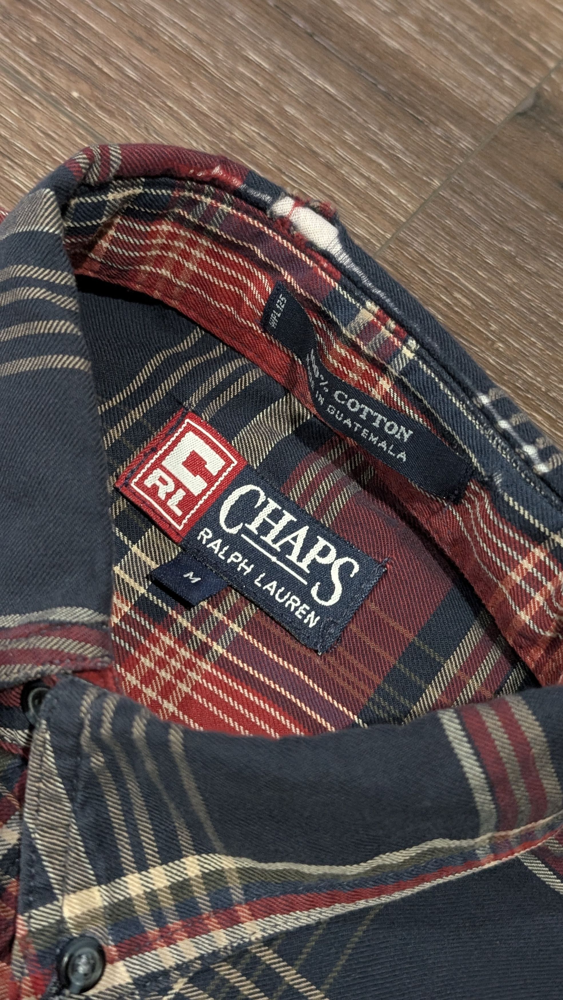 Chaps Ralph Lauren Vintage Chaps Ralph Lauren plaid oxford shirt Size US M / EU 48-50 / 2 - 4 Thumbnail