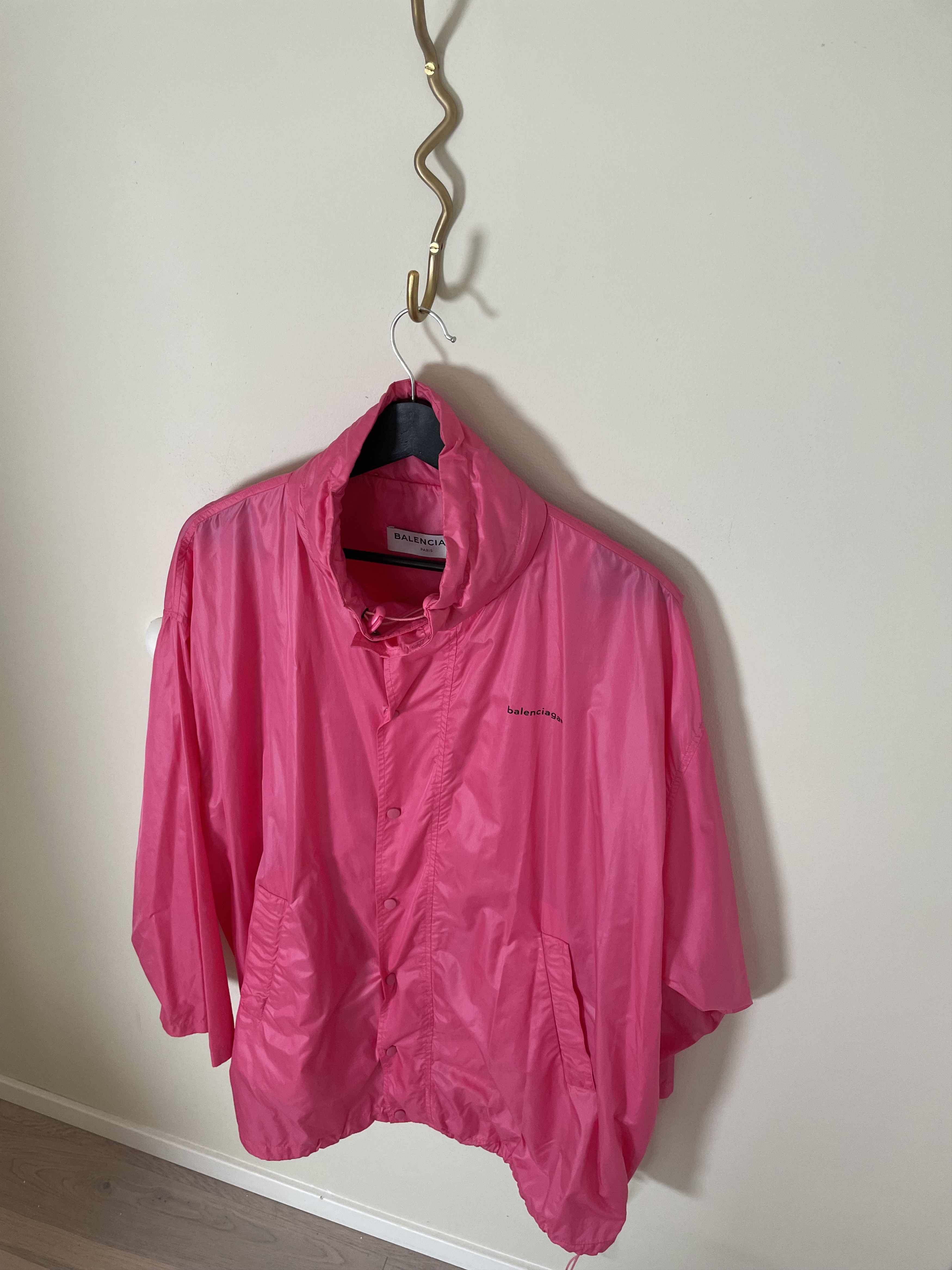Balenciaga Balenciaga Pink Copyright Logo Track Jacket Size US M / EU 48-50 / 2 - 6 Thumbnail