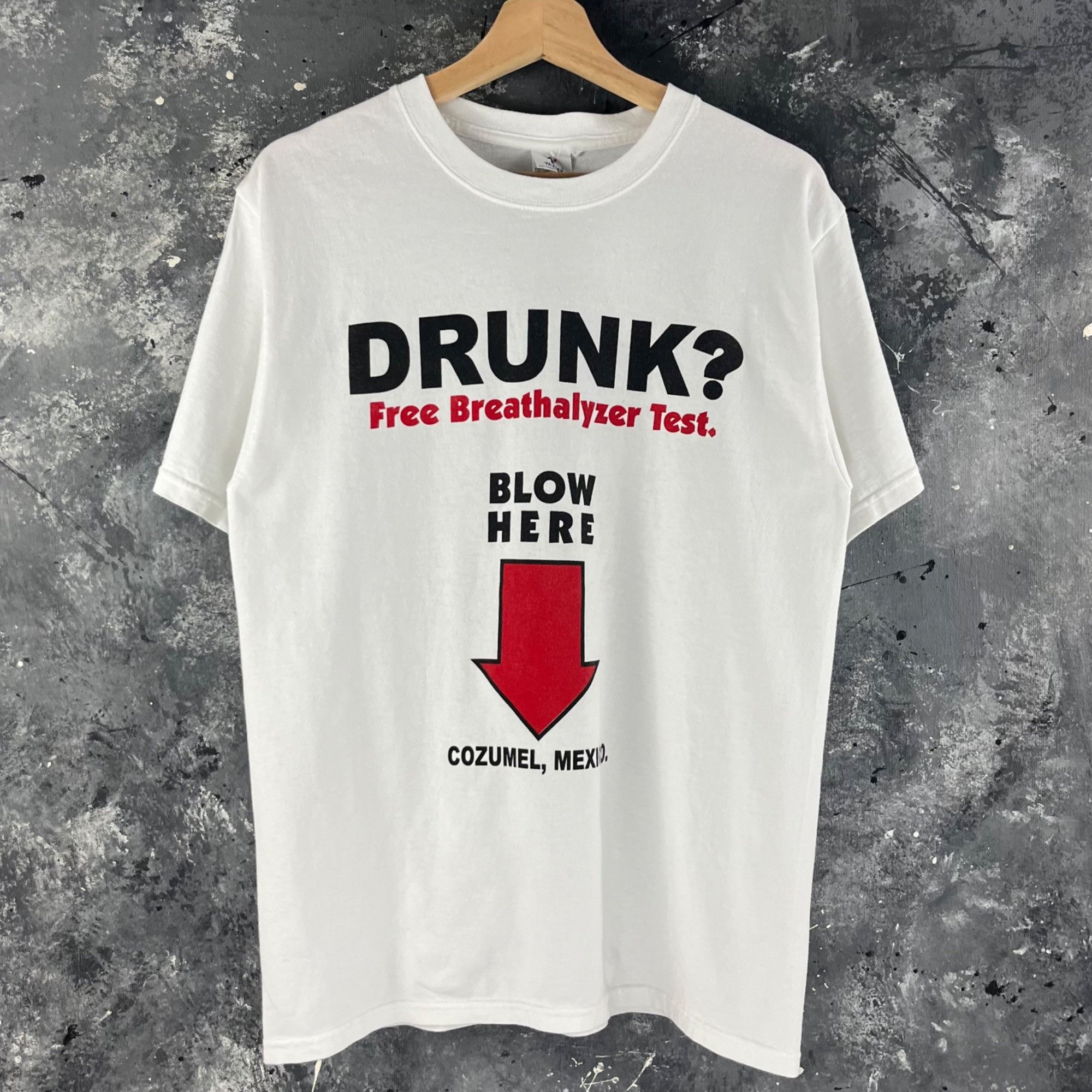 Vintage Vintage Y2K Scrip humor shirt Size US M / EU 48-50 / 2 - 1 Thumbnail
