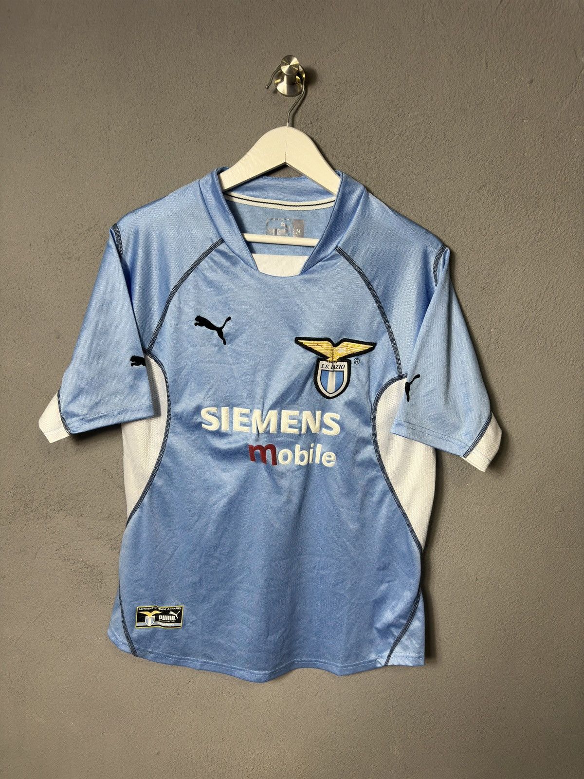 Puma VINTAGE PUMA LAZIO 2001-2002 HOME FOOTBALL JERSEY ITALY Size US M / EU 48-50 / 2 - 1 Thumbnail