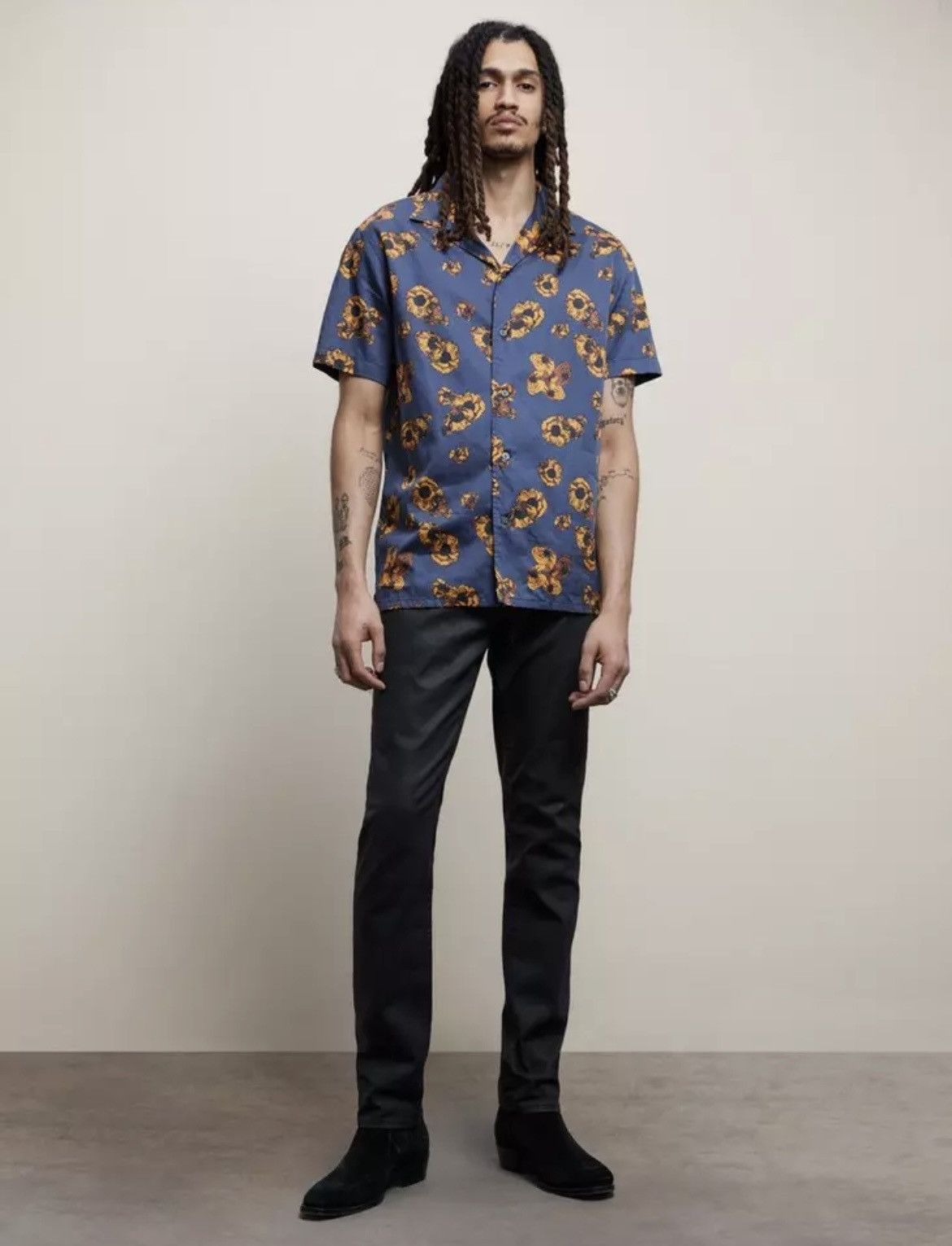 John Varvatos Floral Danny Camp button up Shirt Size US L / EU 52-54 / 3 - 1 Thumbnail