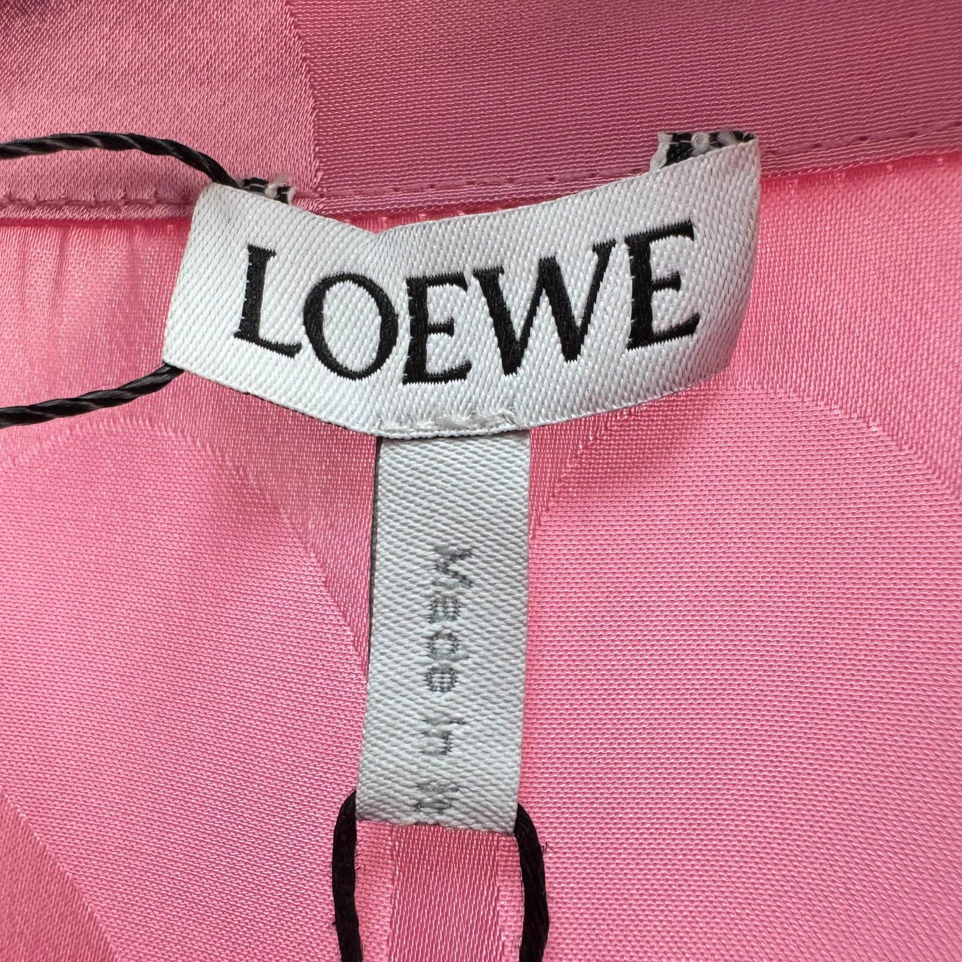 Loewe Loewe 25ss Embroidered Logo Short-Sleeve Shirt 39 New Size US XXS / EU 40 - 7 Thumbnail
