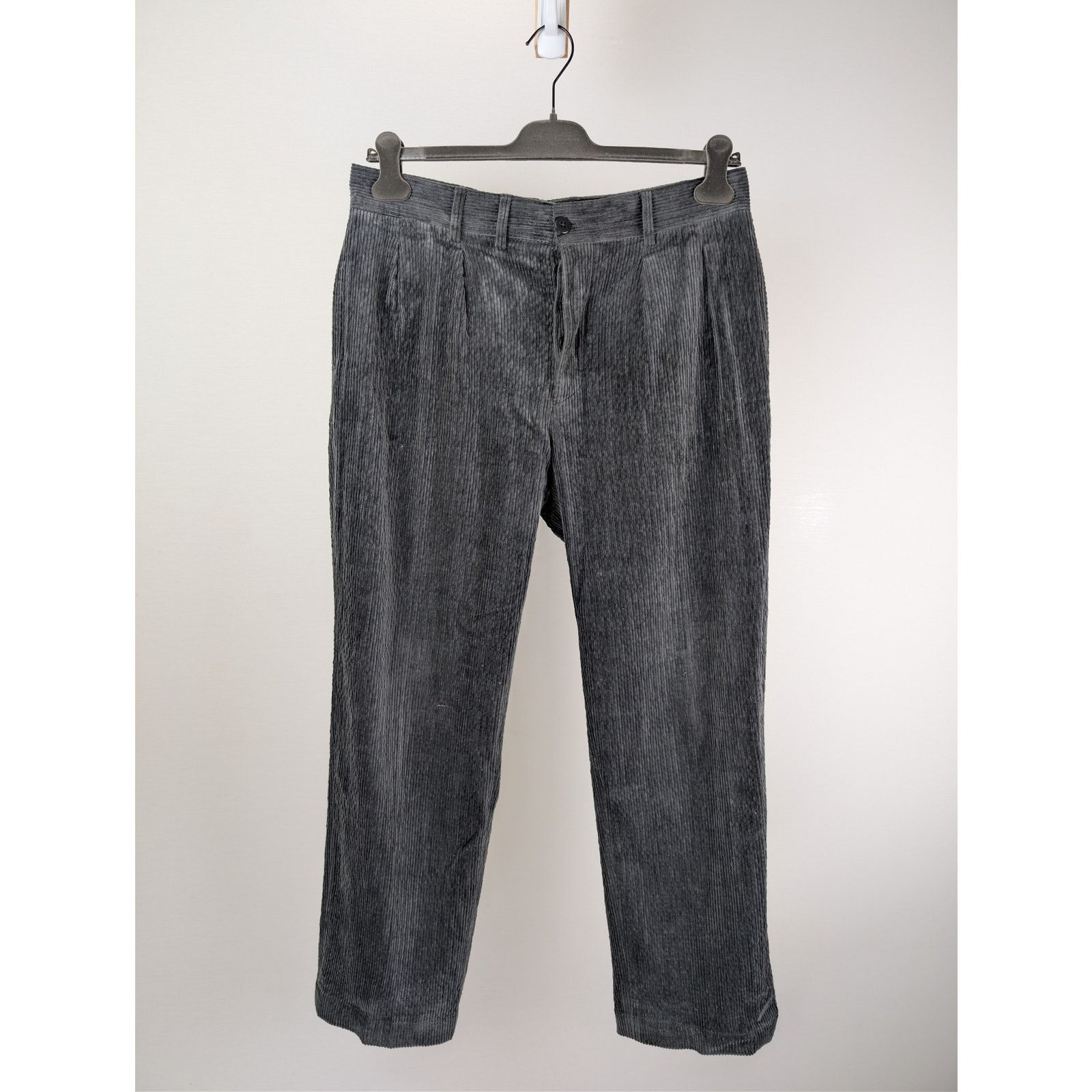 Todd Snyder o1rshd1 CC20 Corduroy Pleated Pants in Grey Size US 32 / EU 48 - 7 Thumbnail