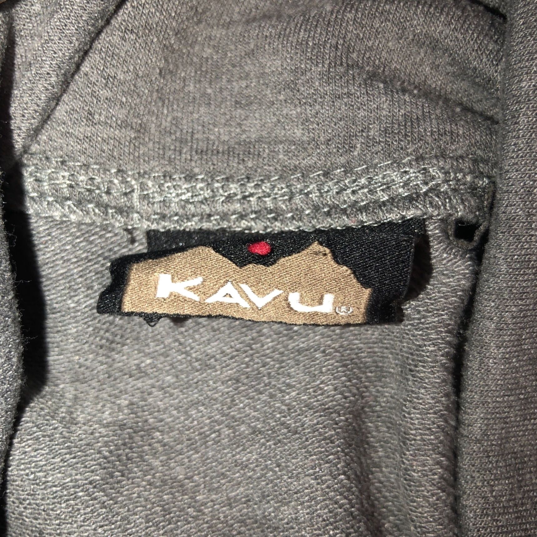 KAVU KAVU Pullover Zip Gray M Mens Windbreaker Solid Half Zip Pullover M Gray Mens Size US M / EU 48-50 / 2 - 5 Thumbnail