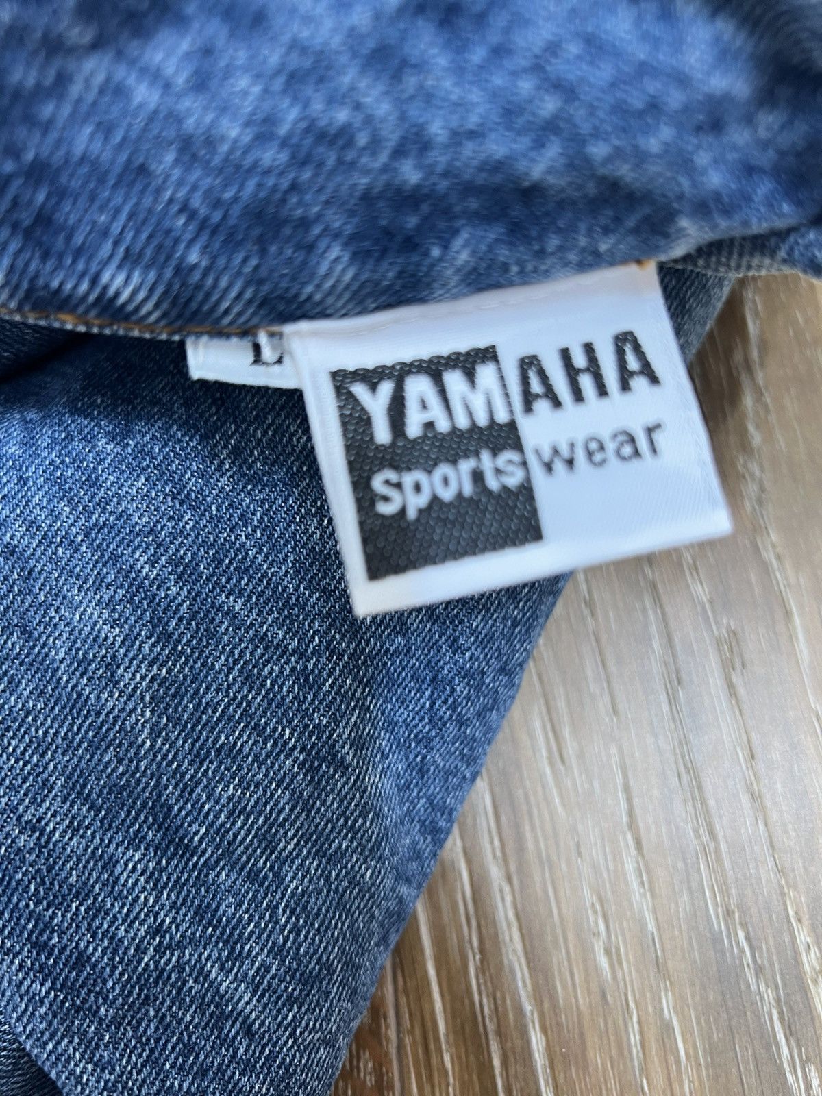 Vintage × Yamaha Vintage yamaha motor co. Denim jacket Size US L / EU 52-54 / 3 - 3 Thumbnail