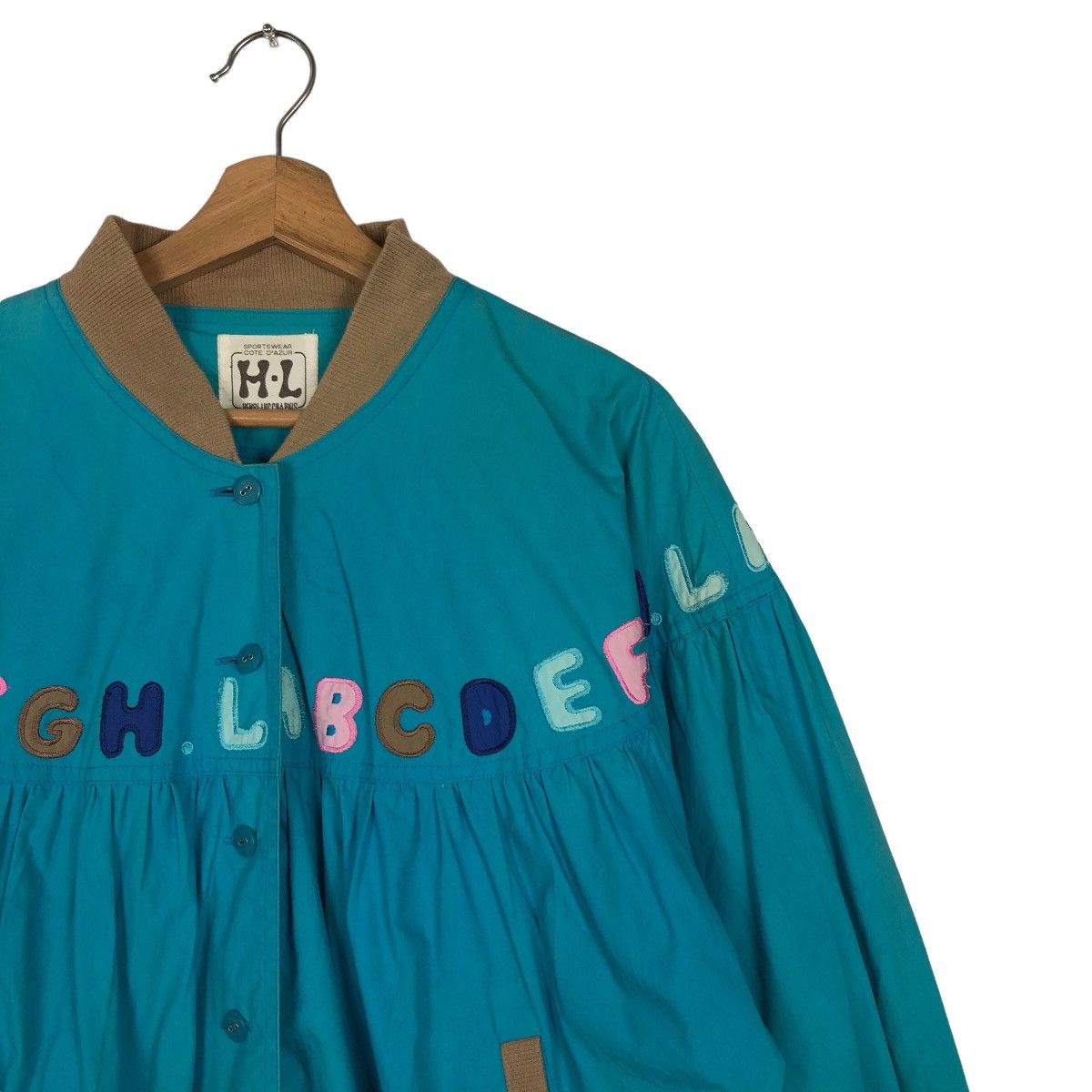 Japanese Brand 🔥Vintage Bomber Jacket Cartoon Big Logo Henri Luc Chapuis Size US M / EU 48-50 / 2 - 6 Thumbnail