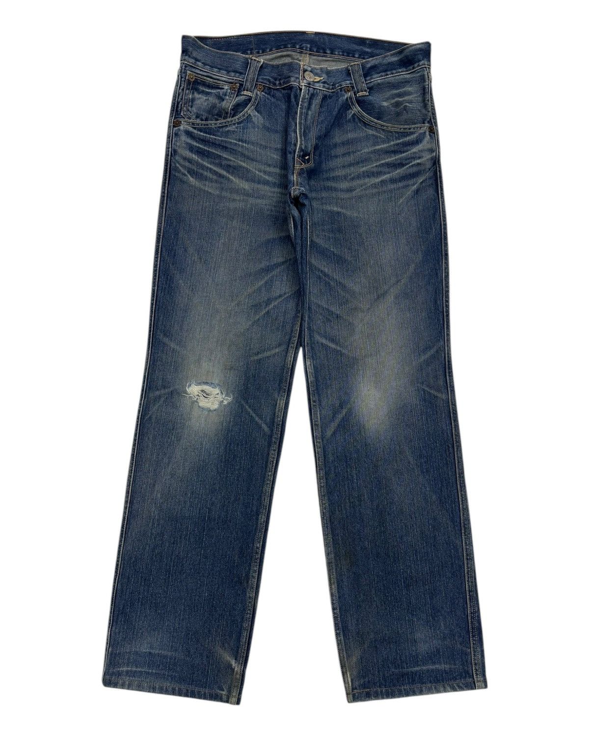 If Six Was Nine × Levi's × Levi's Vintage Clothing 🔥VINTAGE LEVIS 702 BAGGY DISTRESSED DENIM JEANS Size US 34 / EU 50 - 5 Thumbnail