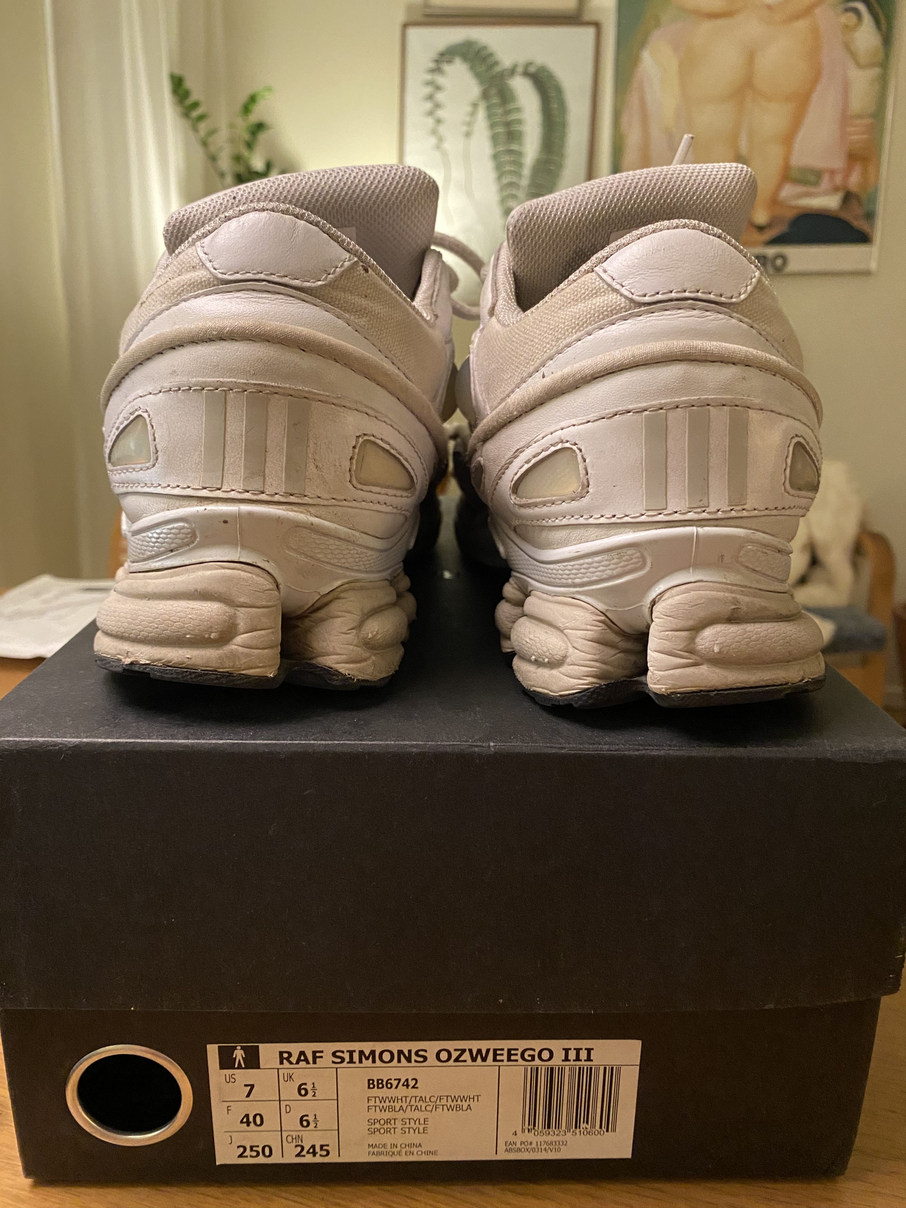 Adidas × Raf Simons Raf Simons White Ozweego 3 Size US7 Size US 7 / EU 40 - 8 Thumbnail