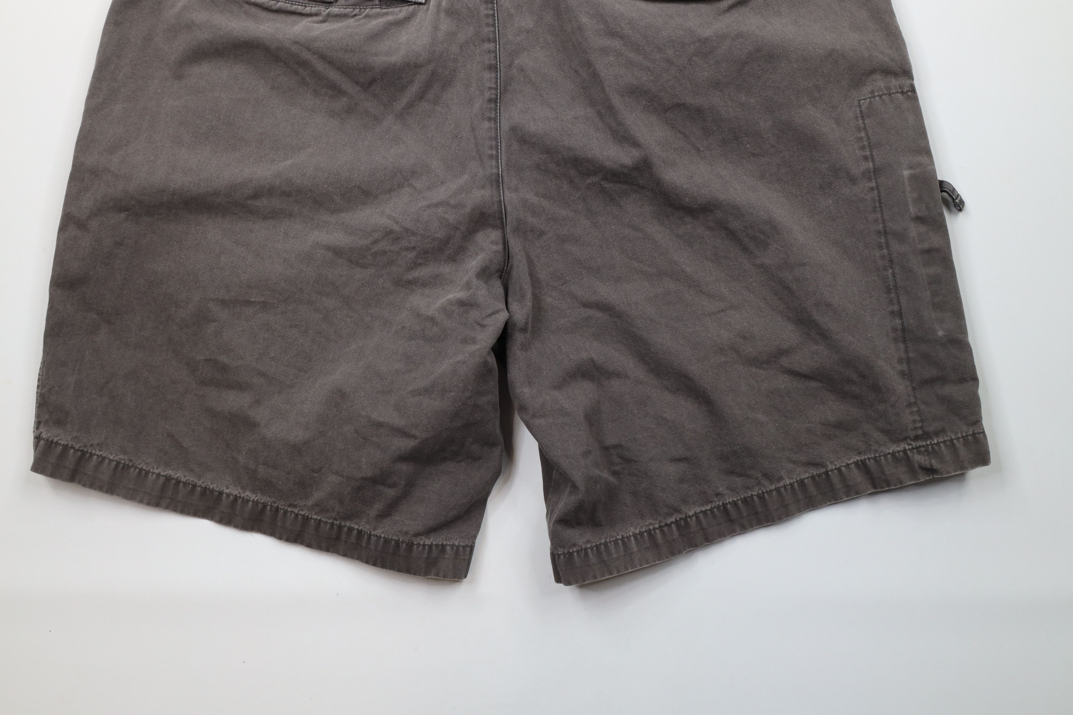 Columbia × Vintage Vintage Columbia Out Above Knee Dungaree Shorts Gray Cotton Size US 32 / EU 48 - 13 Thumbnail