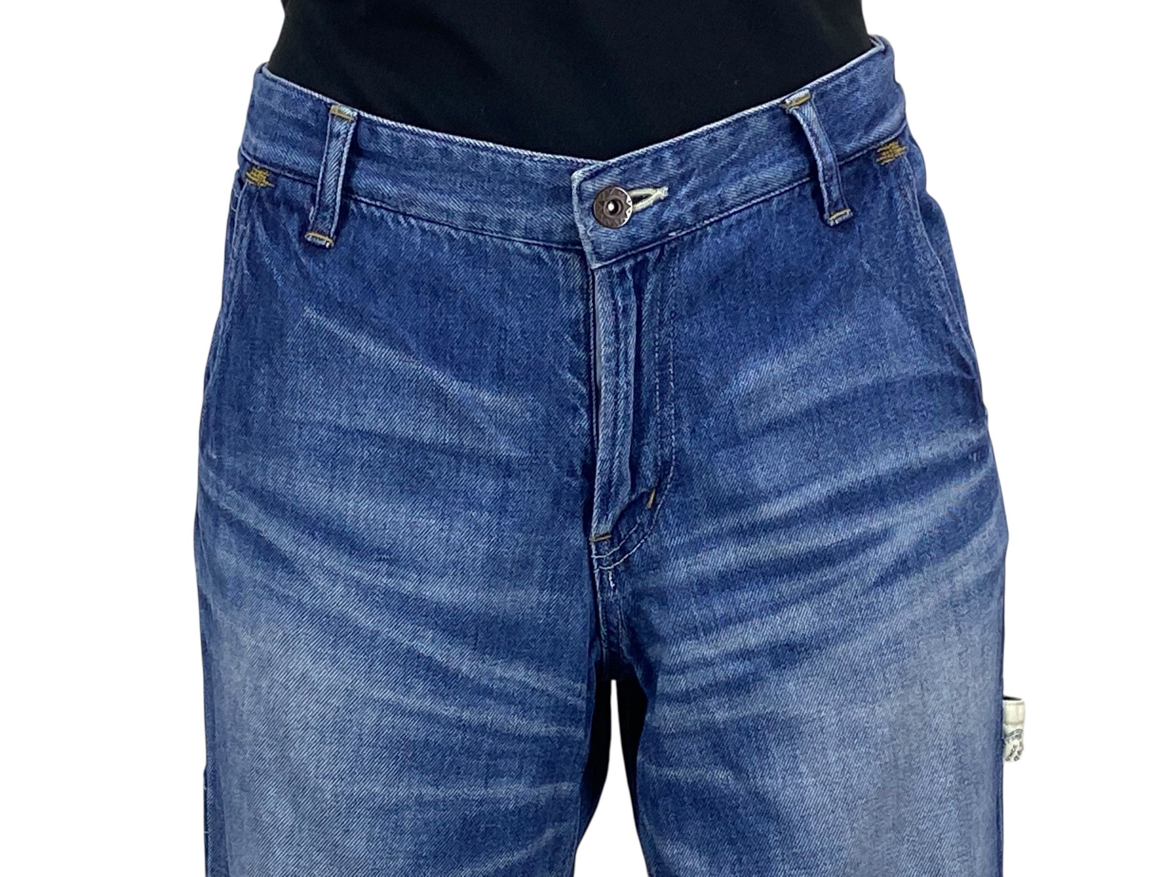 Japanese Brand Betty Smith Carpenter Pants Buckle Back Denim –Made in Japan Size 26" / US 2 / IT 38 - 3 Thumbnail