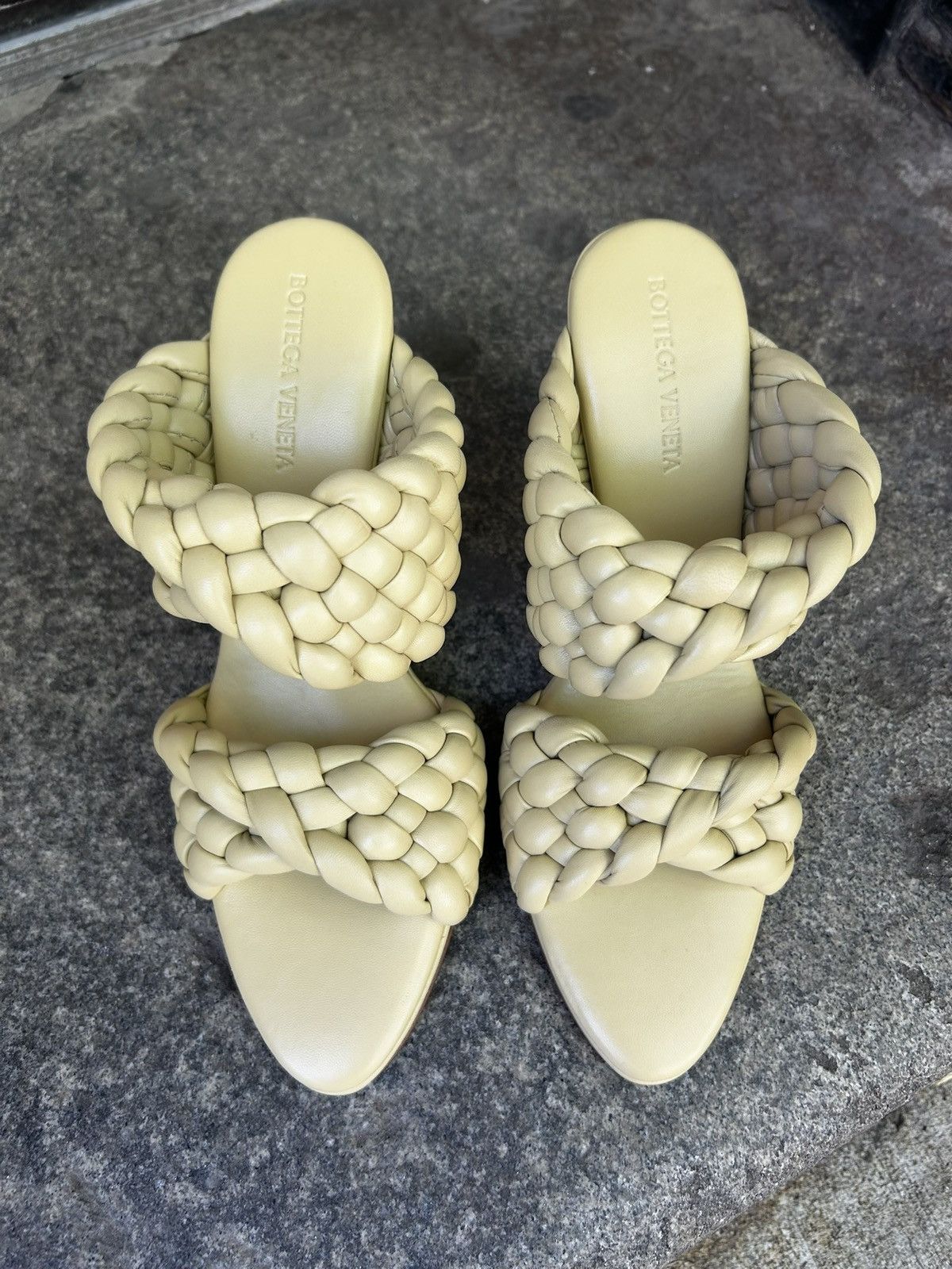 Bottega Veneta BOTTEGA VENETA - Curve Braided Leather Sandals 👡 Size US 8 / IT 38 - 4 Thumbnail