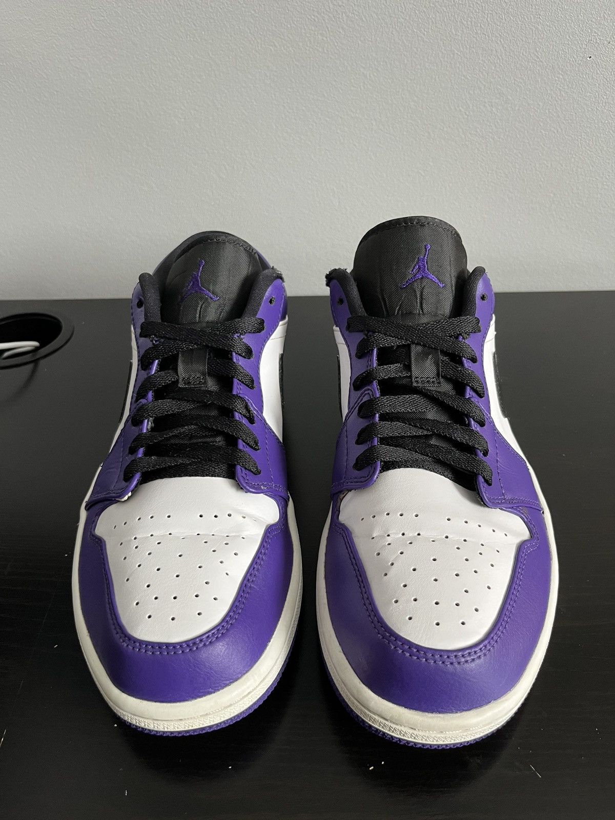 Jordan Brand Air Jordan 1 Low Court Purple Size US 10 / EU 43 - 4 Thumbnail