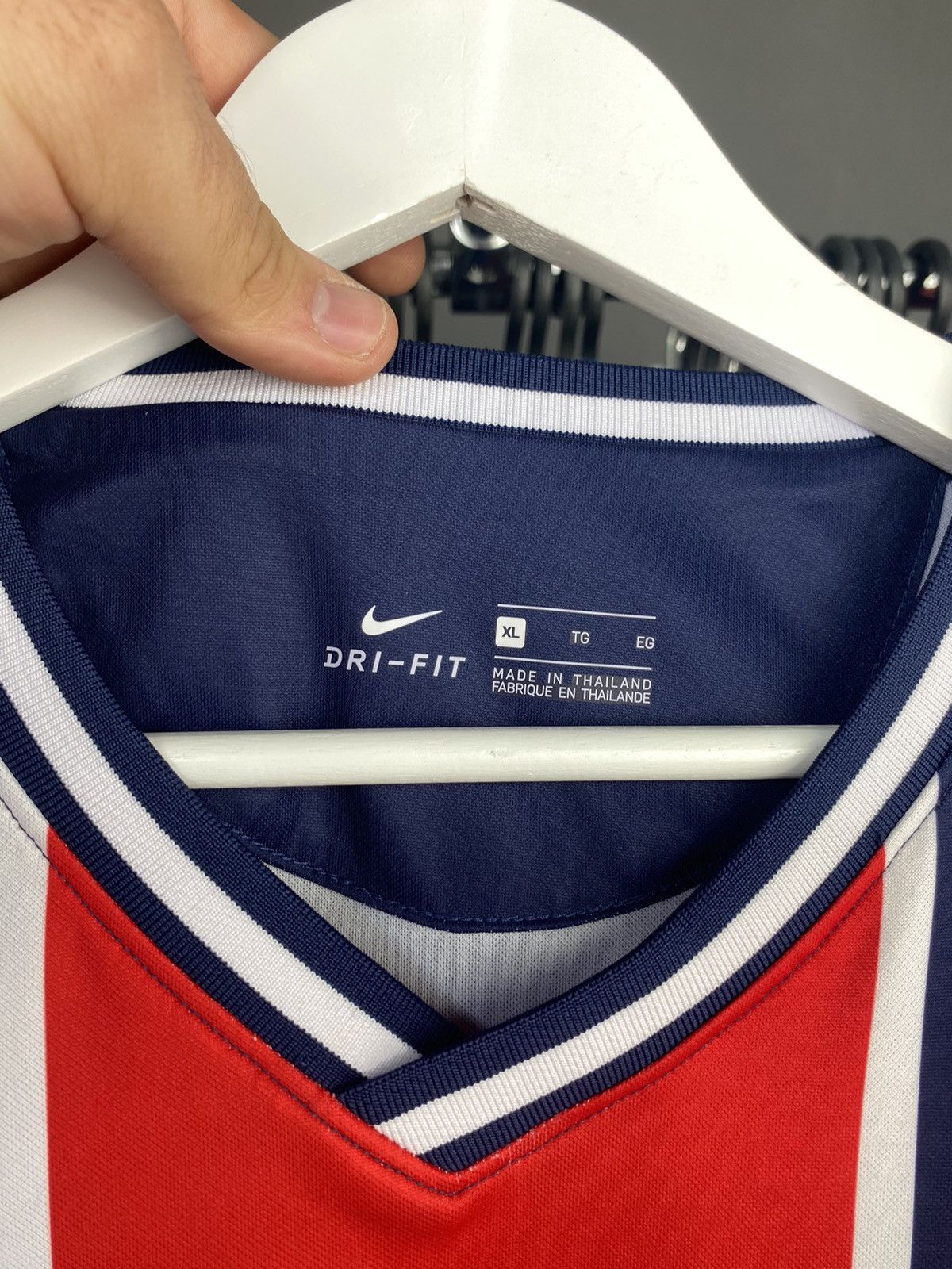 Nike 2020/21 NIKE PSG #7 MBAPPE HOME SOCCER FOOTBALL JERSEY SHIRT Size US XL / EU 56 / 4 - 6 Thumbnail