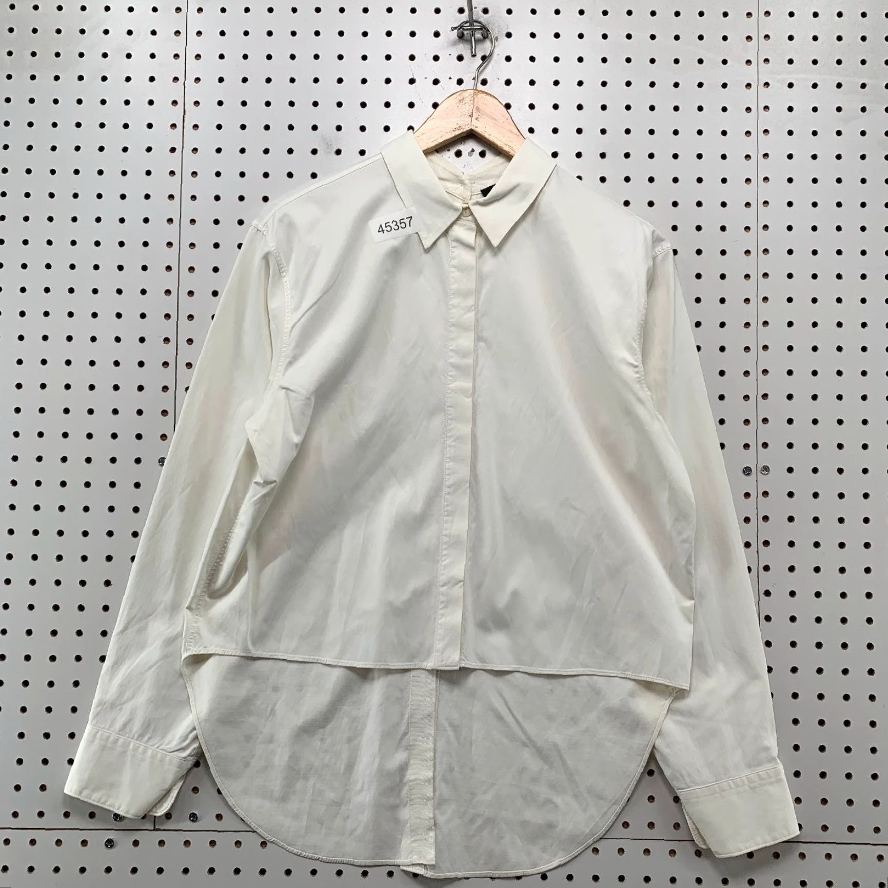 Rag & Bone Rag & Bone Button Shirt Womens M White 2 Way Reversible Collar Both Sides Shirt Womens M White 2 Way Reversible Collar Both Sides Size M / US 6-8 / IT 42-44 - 2 Thumbnail