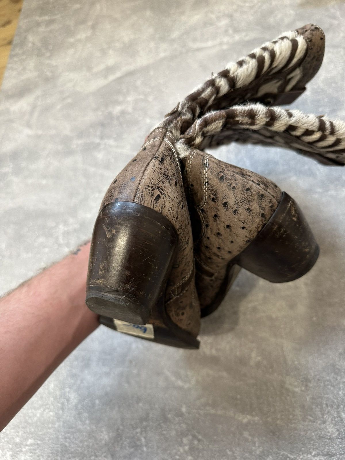 Vintage Vintage Leather Cowboy Boots Size US 6.5 / IT 36.5 - 12 Thumbnail