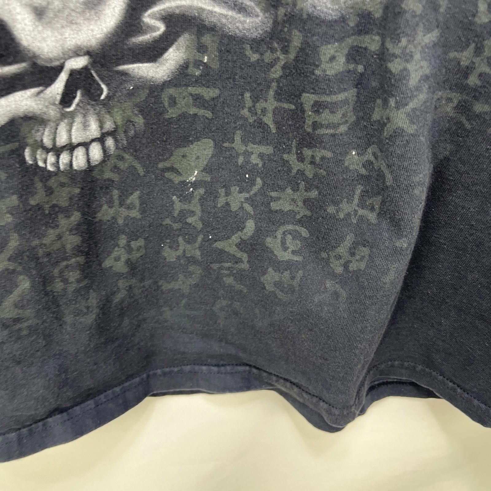 Vintage Vintage Y2K Dragon Flames Skull Skater AOP T Shirt 2XL Baggy Size US XXL / EU 58 / 5 - 8 Thumbnail