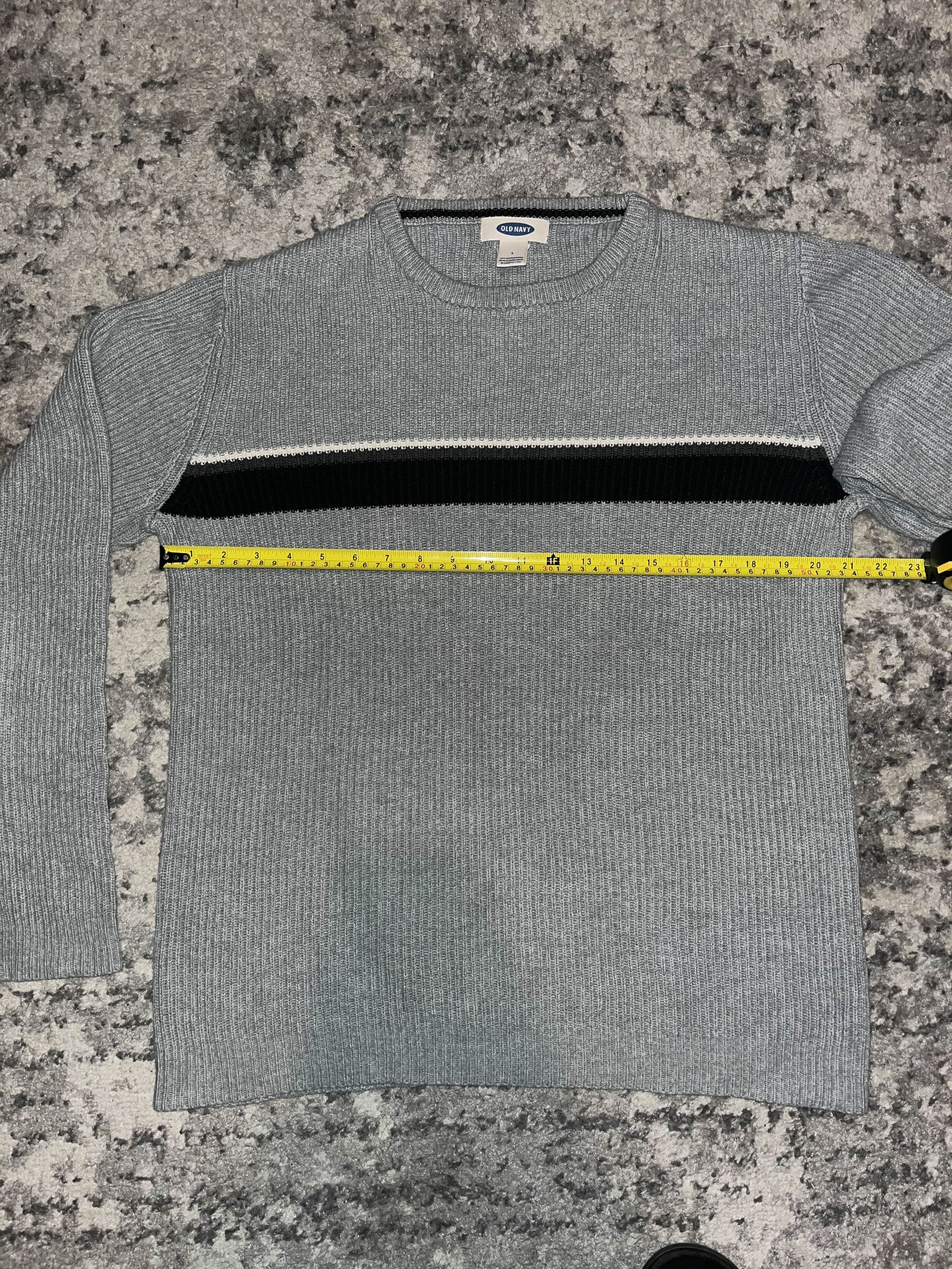 Old Navy Y2K Old Navy Stripe Knit Sweater Size US L / EU 52-54 / 3 - 5 Thumbnail