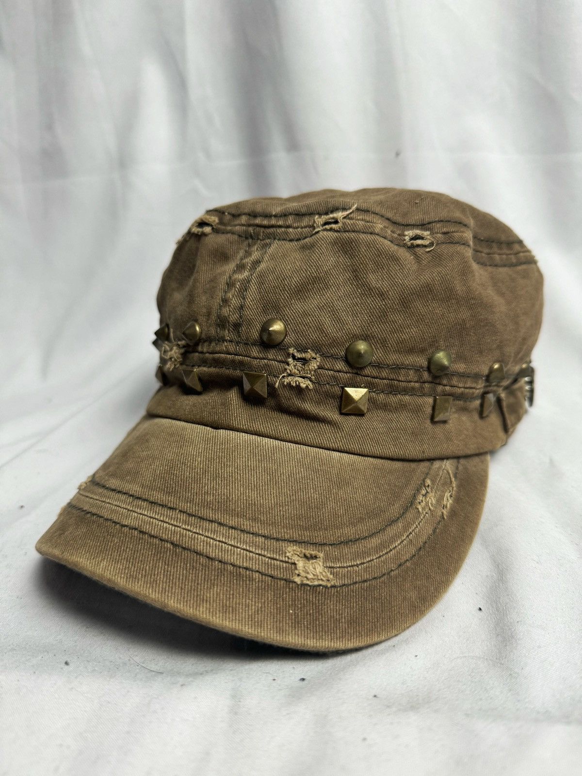 Hysteric Glamour × If Six Was Nine × Japanese Brand Commando Studded Hats Distressed Japanese Style Size ONE SIZE - 1 Thumbnail