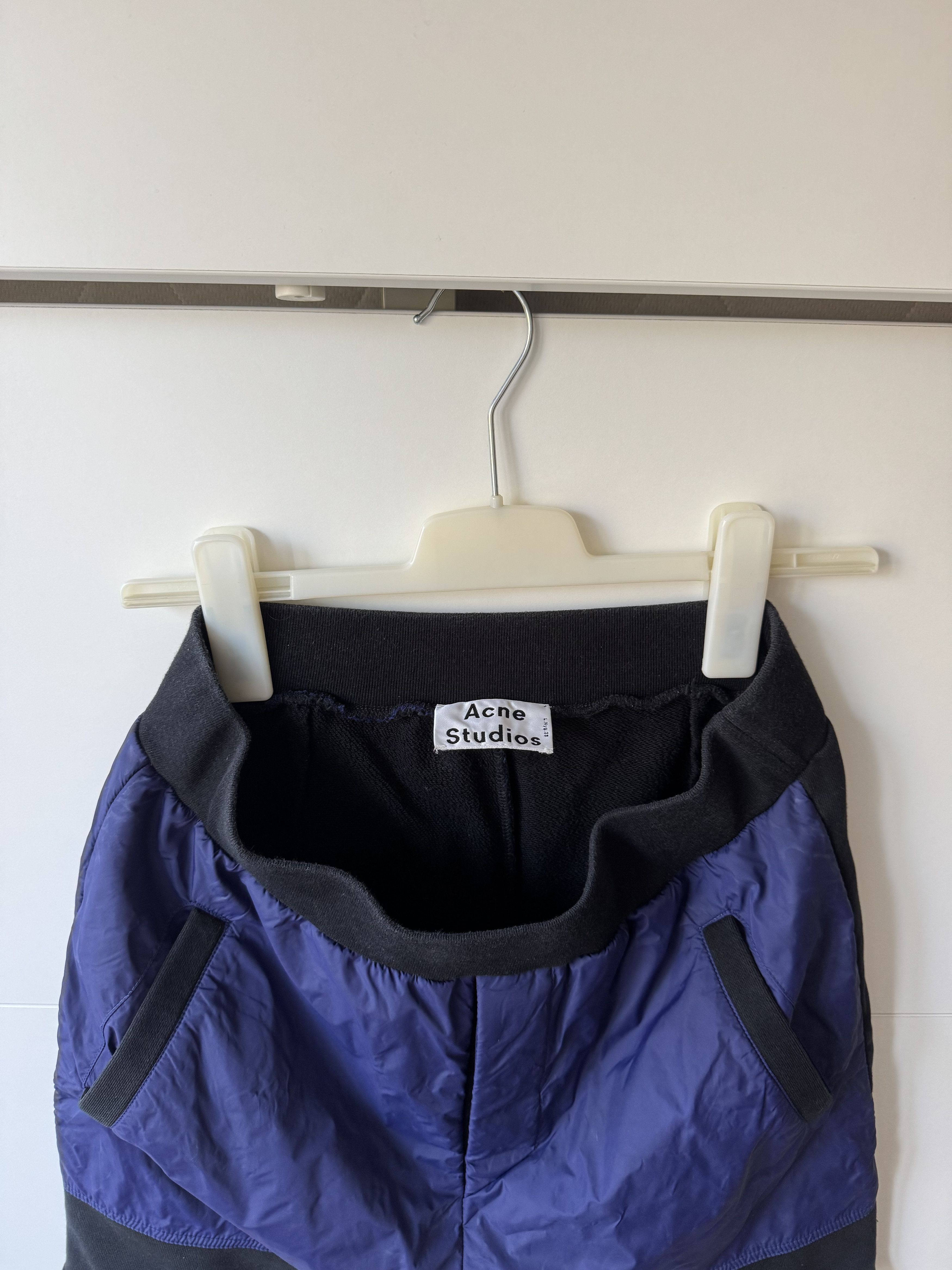 Acne Studios [S] Michigan Panelled Jersey Shorts in Navy (SS14) Size US 30 / EU 46 - 4 Thumbnail