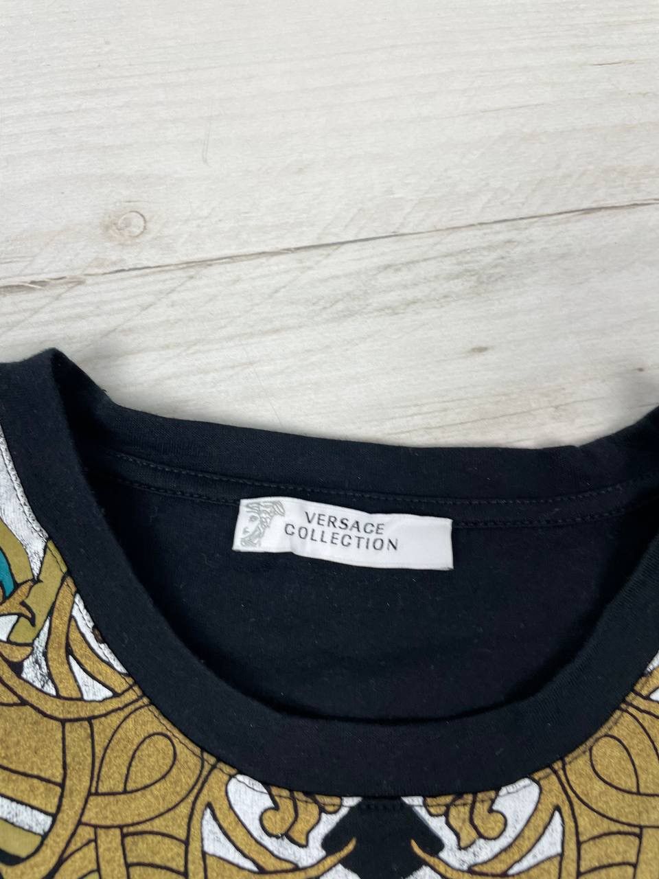Versace Versace Collection Black Baroque Moroccan Print T-Shirt Size US M / EU 48-50 / 2 - 6 Thumbnail