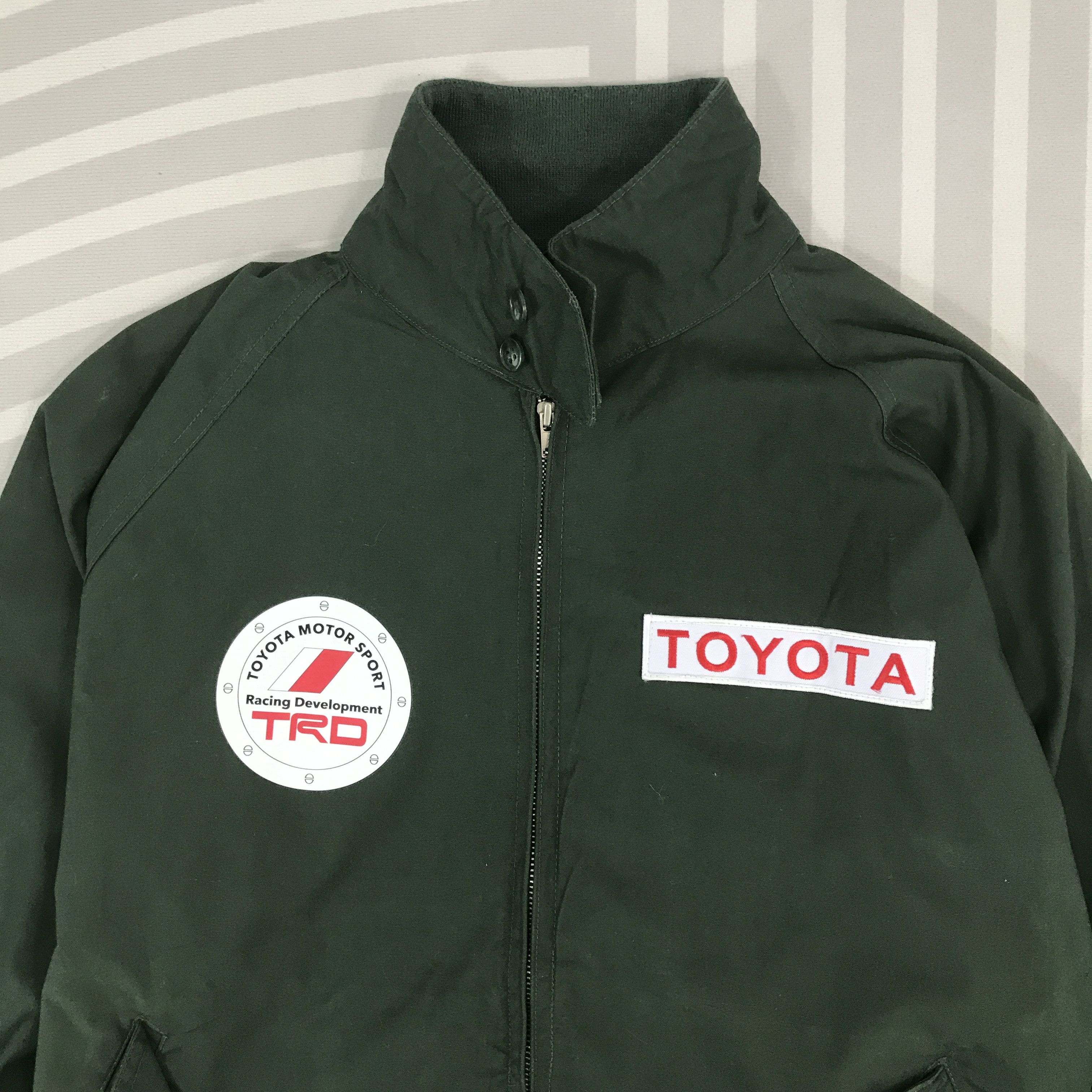 Japanese Brand × Vintage Vintage Toyota x TRD Racing Green Jacket Size US L / EU 52-54 / 3 - 2 Thumbnail