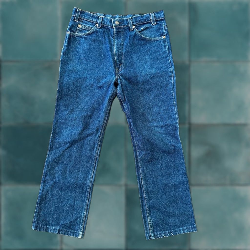 Levi's VINTAGE Levi's 517 Jeans Bootcut Mens 36x33 34x29 Blue Denim 80s USA Orange Tab Size US 36 / EU 52 - 1 Thumbnail