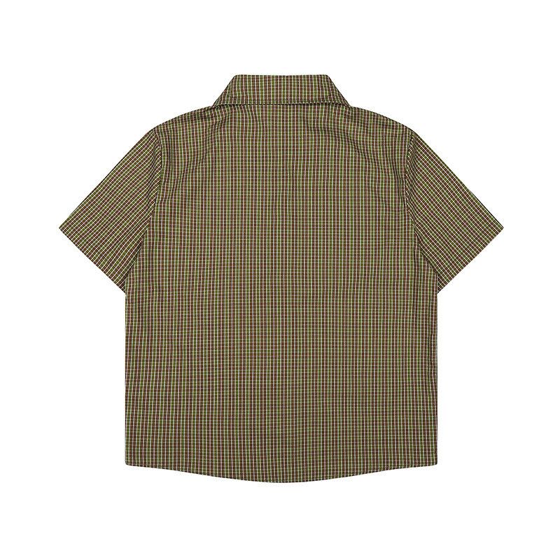 Japanese Brand American Retro Plaid Shirt with Graffiti Print Size US M / EU 48-50 / 2 - 2 Thumbnail