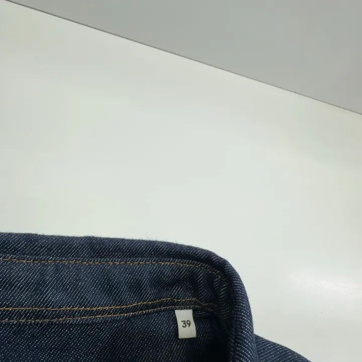 AMI AMIPARIS Blue Logo Embroidered Denim Jacket -2507 Size US M / EU 48-50 / 2 - 4 Thumbnail