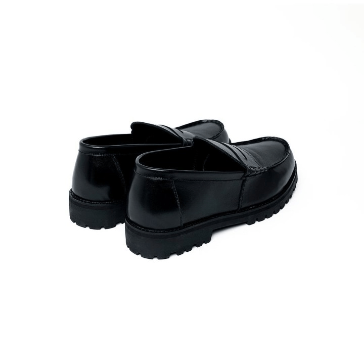 Designer × Leather Bids Classic Blacc FU Loafers Size US 9 / EU 42 - 3 Thumbnail