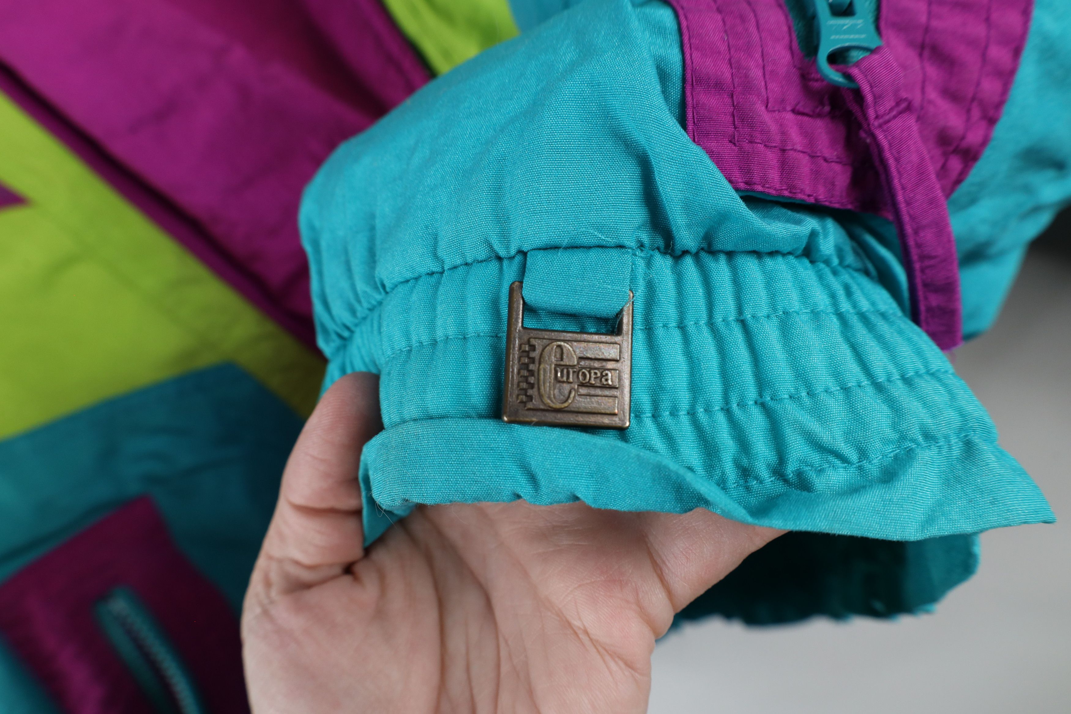 Helly Hansen × Vintage Vintage 90s Helly Hansen Ski Snowboard Puffer Jacket Neon Size XL / US 12-14 / IT 48-50 - 8 Thumbnail