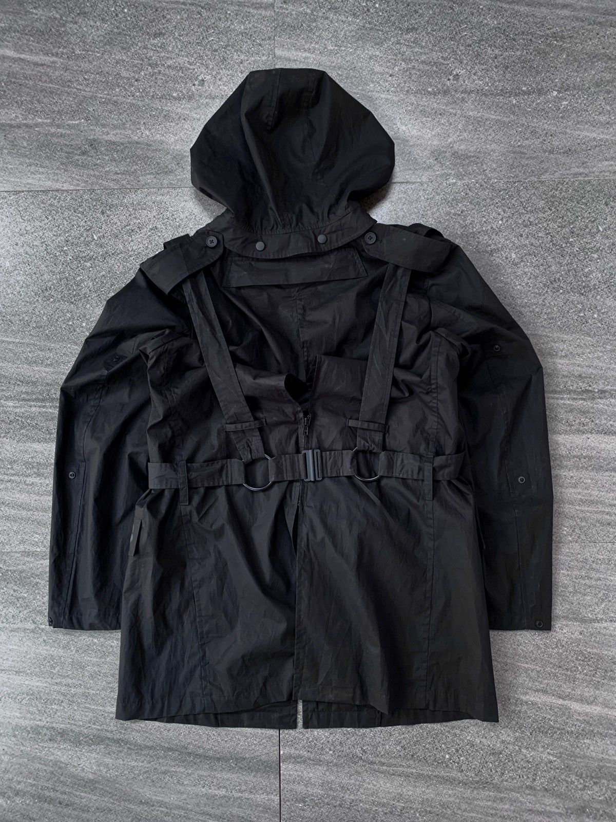 Yohji Yamamoto FREE TAX! Bondage Transformable Parka Jacket Size US S / EU 44-46 / 1 - 14 Thumbnail