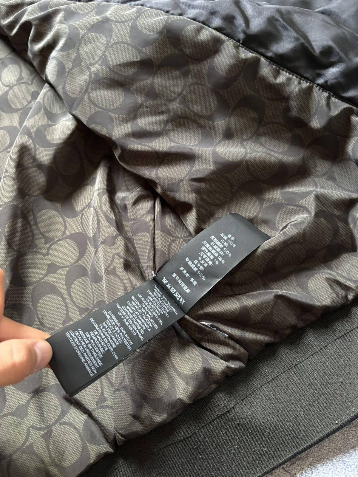 Coach Coach Luxury Monogram MA-1 Nylon Bomber Jacket Size L Rare Size US L / EU 52-54 / 3 - 14 Thumbnail