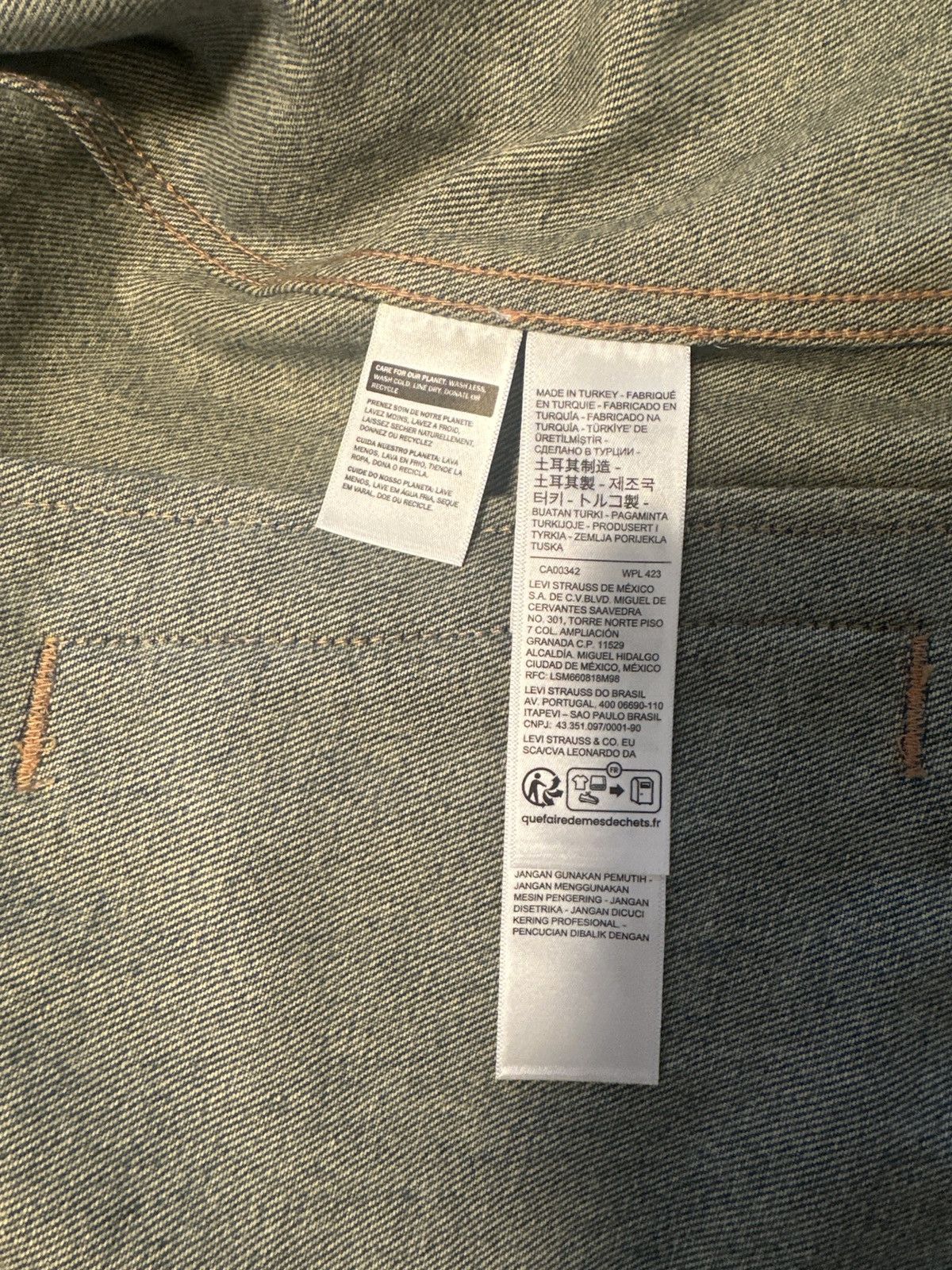 DENIM TEARS × Levi's Levi’s X Denim Tears Track jacket Size US L / EU 52-54 / 3 - 8 Thumbnail
