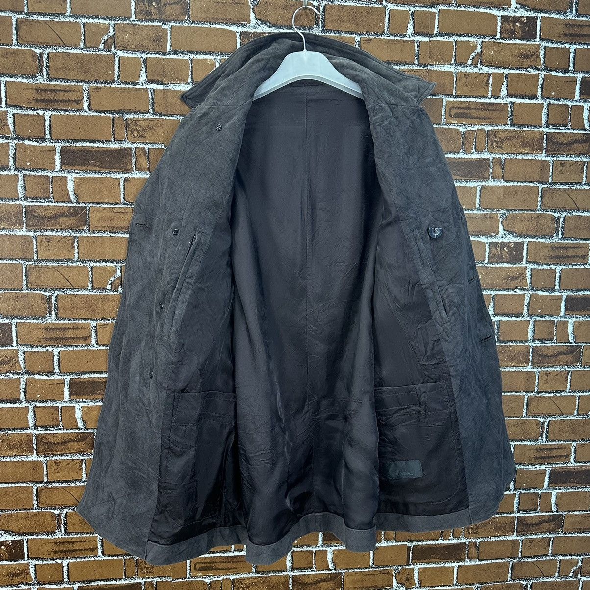 Tete Homme Vintage Issey Miyake Tete Homme Soft Suede Jacket Z161 Size US M / EU 48-50 / 2 - 4 Thumbnail