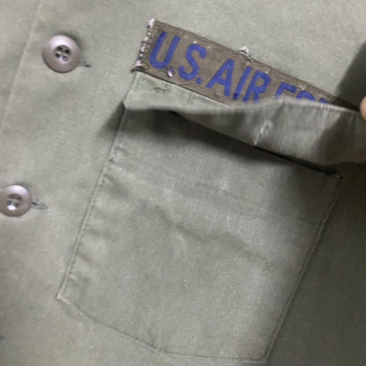 Vintage Vintage 80s Us Air Force Shirt Sleeveless Size US L / EU 52-54 / 3 - 11 Thumbnail