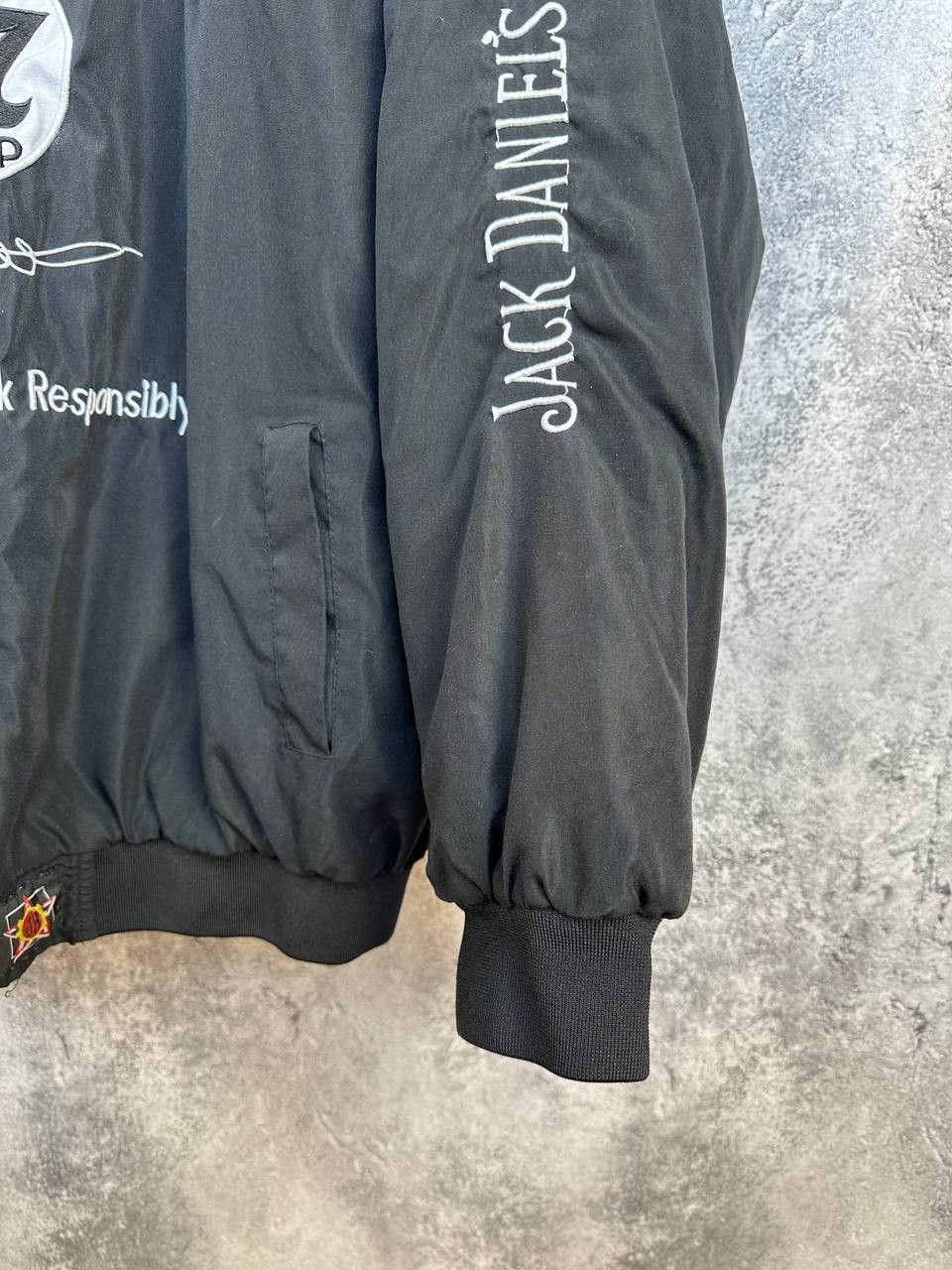 NASCAR JH Design Jack Daniels Nascar Racing Motorsport VTG Jacket Size US XXL / EU 58 / 5 - 8 Thumbnail