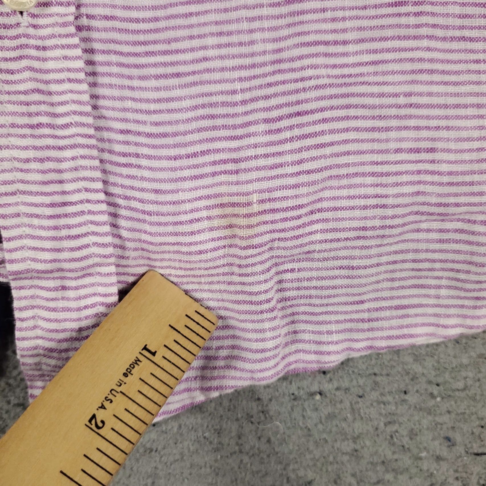 Vineyard Vines Vineyard Vines Shirt Mens Large Purple Linen Casual Button Up Short Sleeve * Size US L / EU 52-54 / 3 - 5 Thumbnail