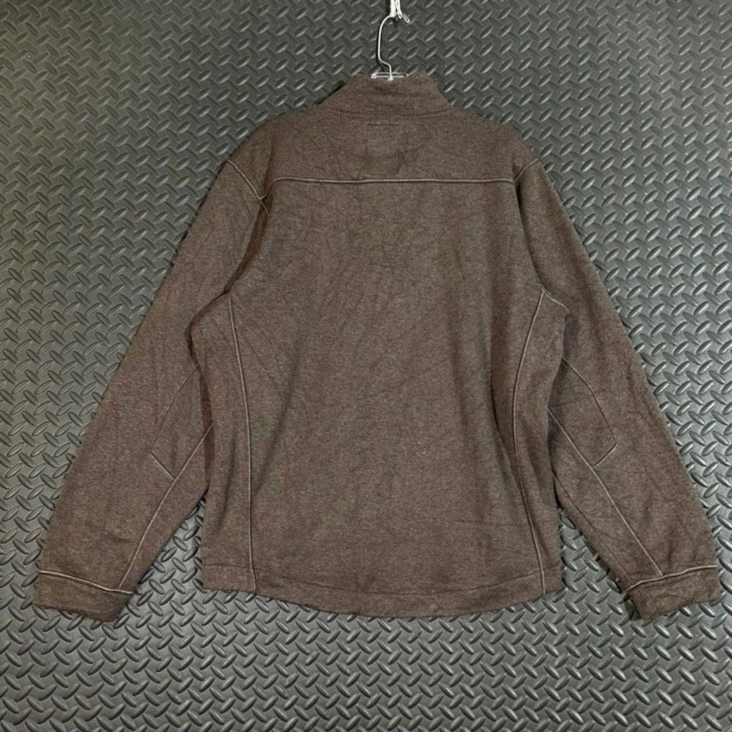 Vintage Buki Seattle Brown Quarter Zip Tech Pullover Sweater Womens Large Shirt Size L / US 10 / IT 46 - 2 Thumbnail