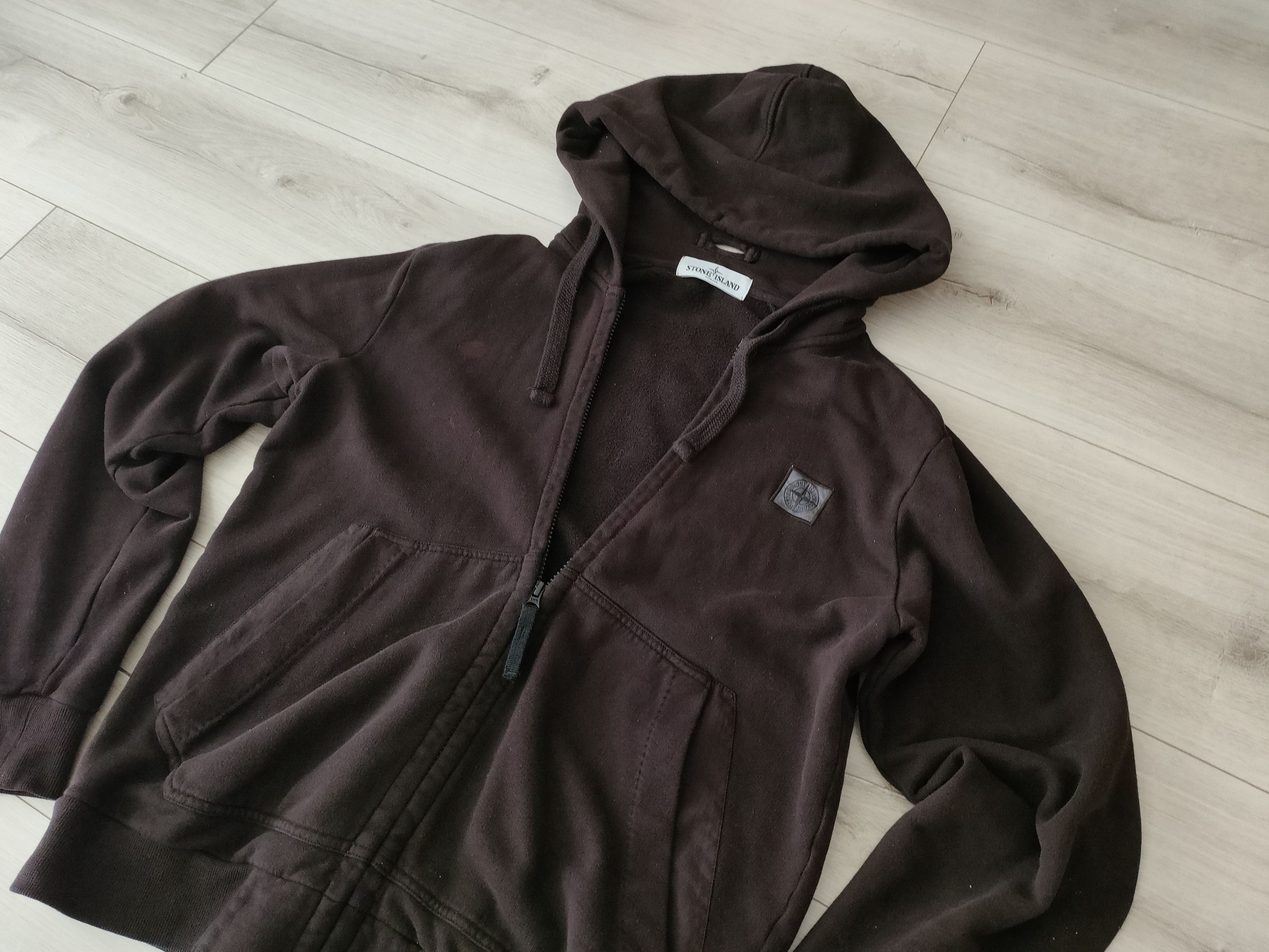 Stone Island Stone island zip hoodie logo Size US S / EU 44-46 / 1 - 1 Thumbnail