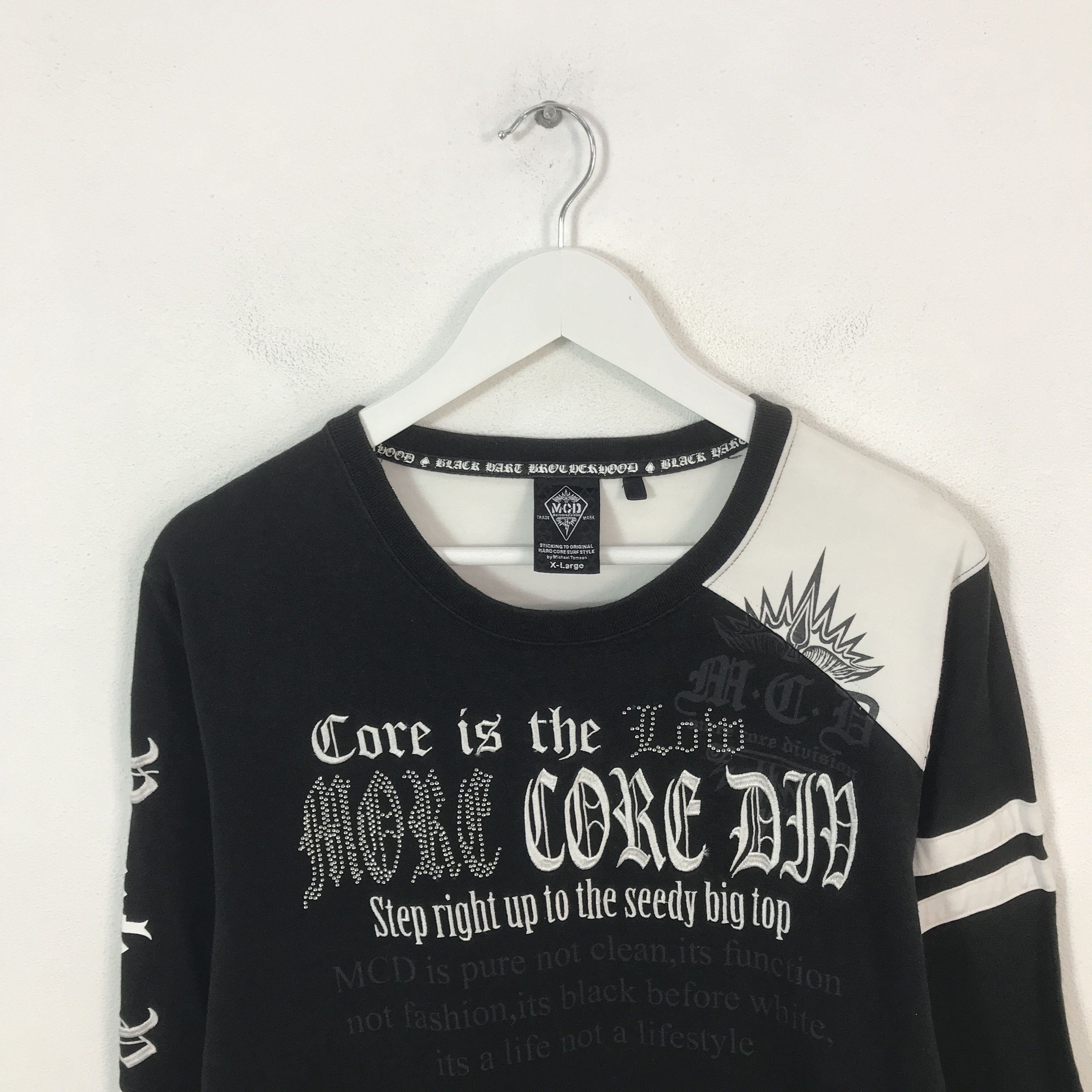 Japanese Brand MCD punk style more core division long sleeve t-shirt Size US XL / EU 56 / 4 - 2 Thumbnail
